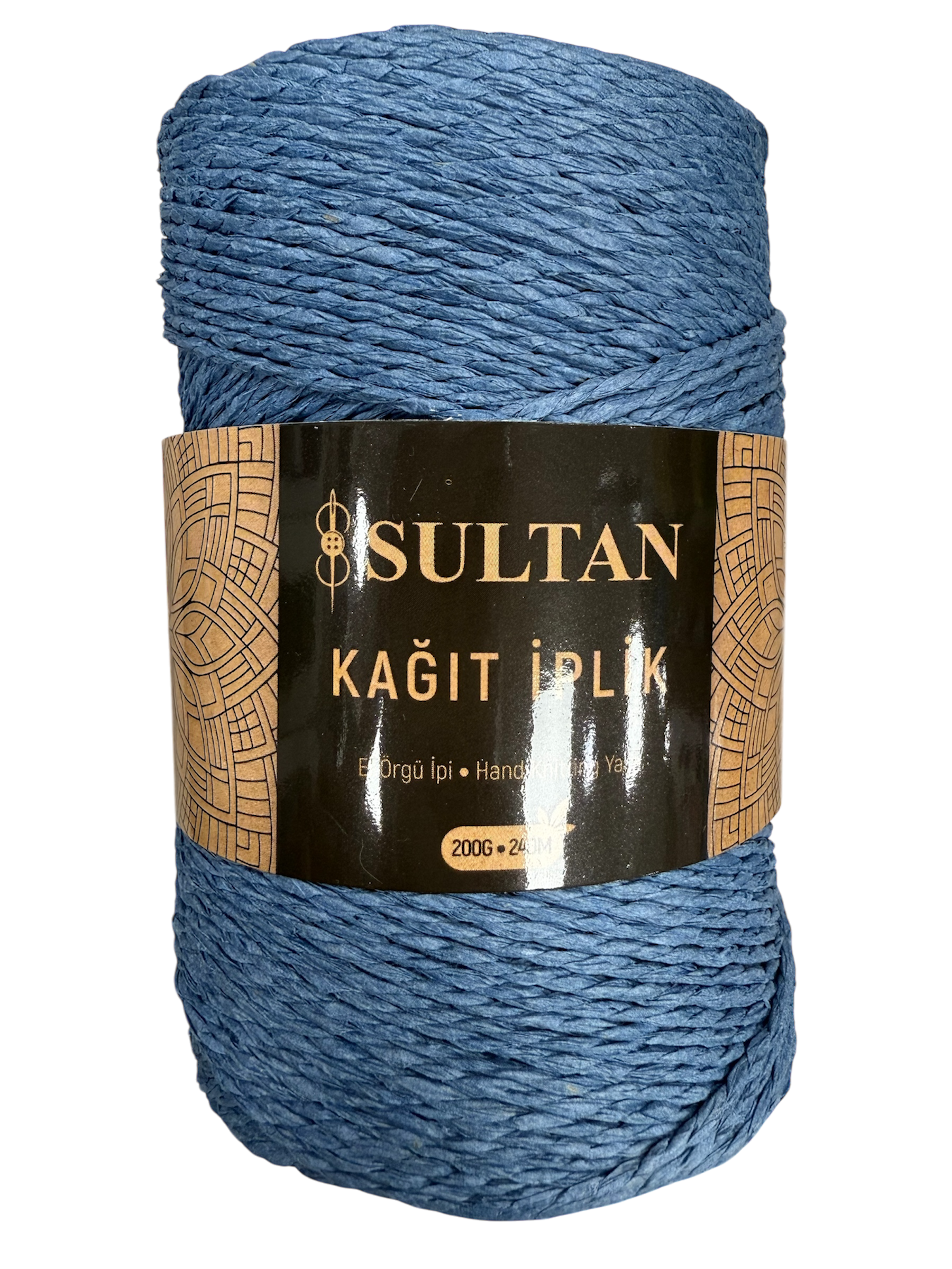 Sultan Kağıt İplik 200gr 240mt 67 Kot Mavi  - 1 ADET
