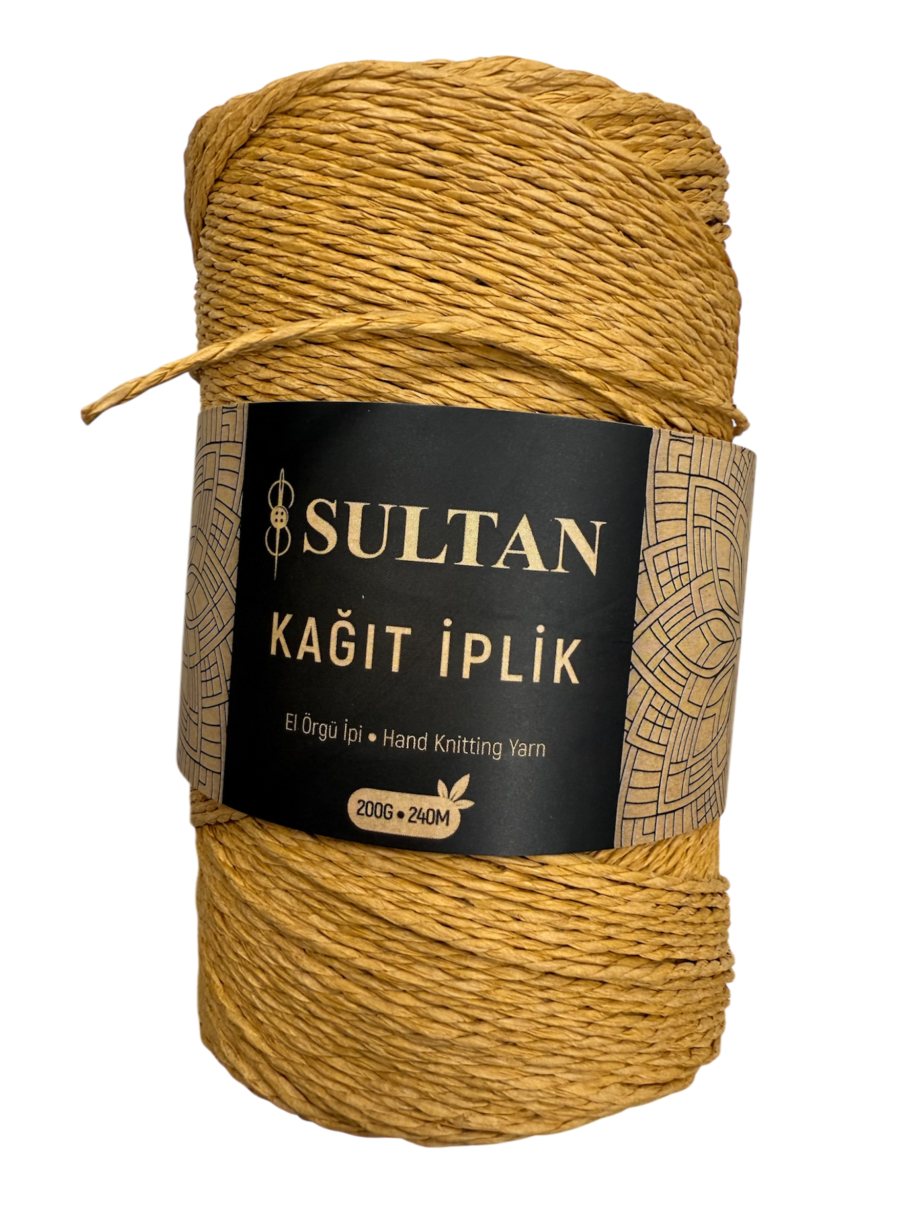 Sultan Kağıt İplik 200gr 240mt 70 Hardal - 1 ADET