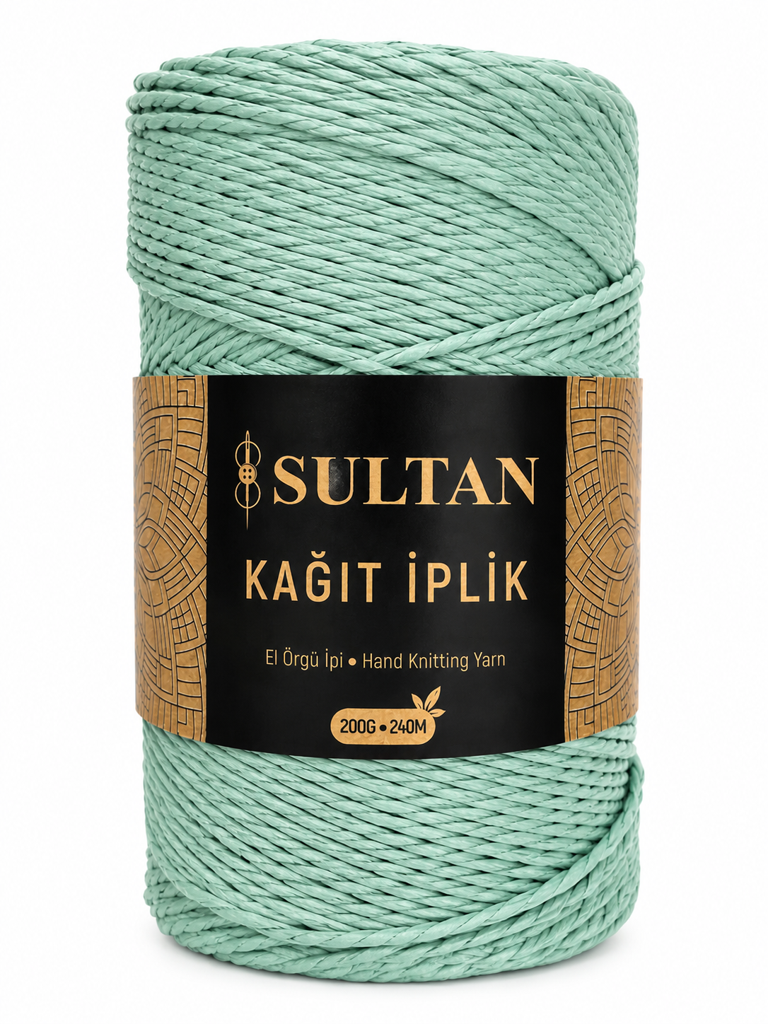Sultan Kağıt İplik 200gr 240mt 73 Mint Yeşili  - 1 ADET