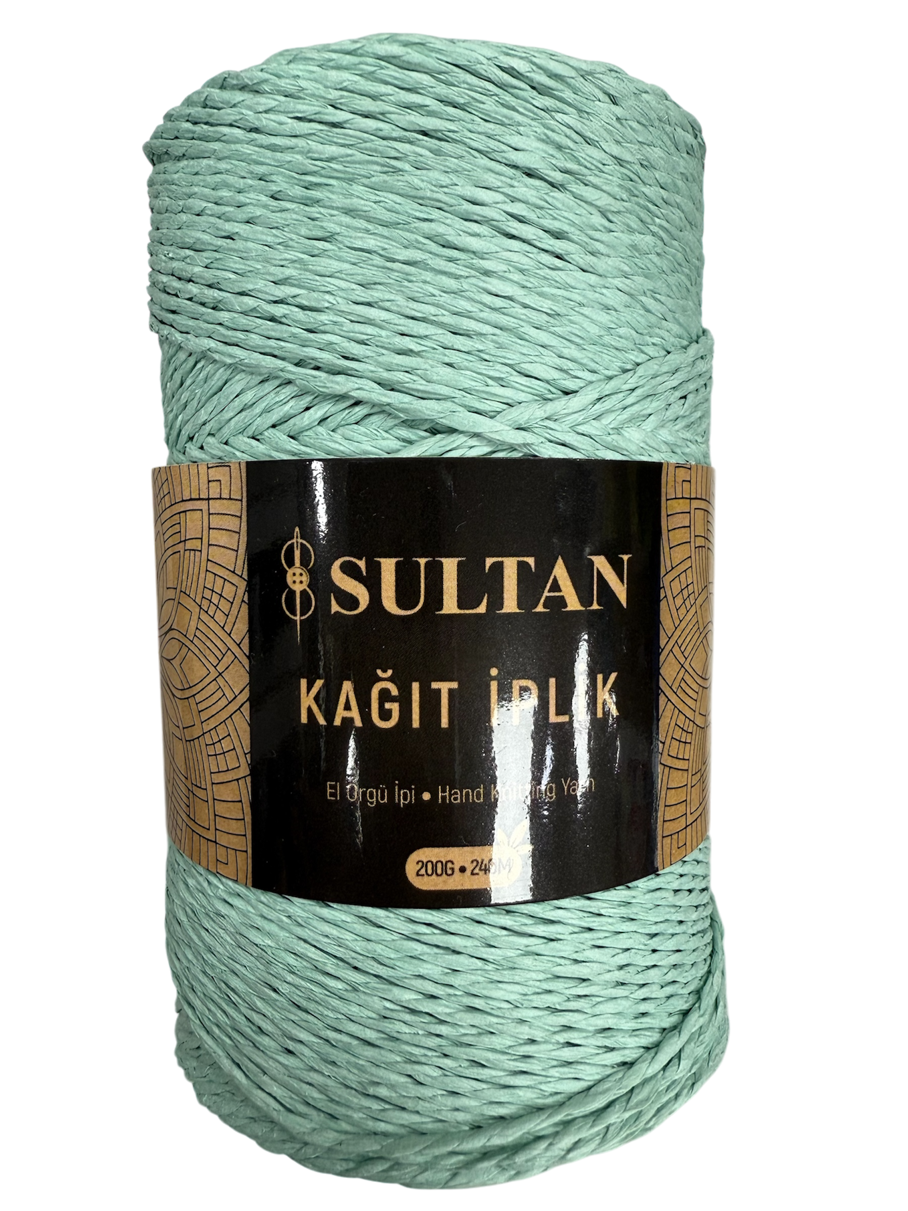 Sultan Kağıt İplik 200gr 240mt 73 Mint Yeşili  - 1 ADET