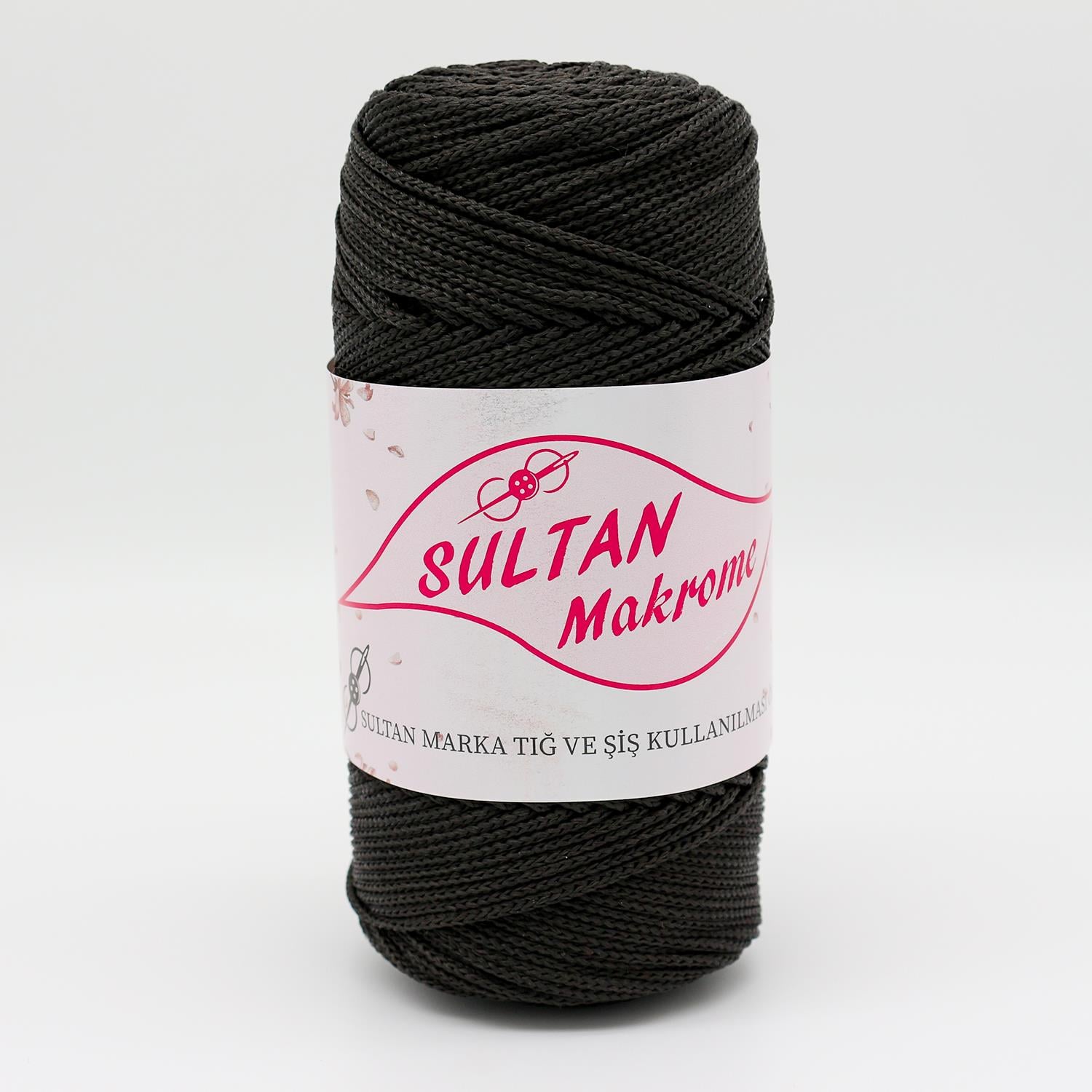 Sultan Polyester Makrome 100gr & 2mm Siyah 