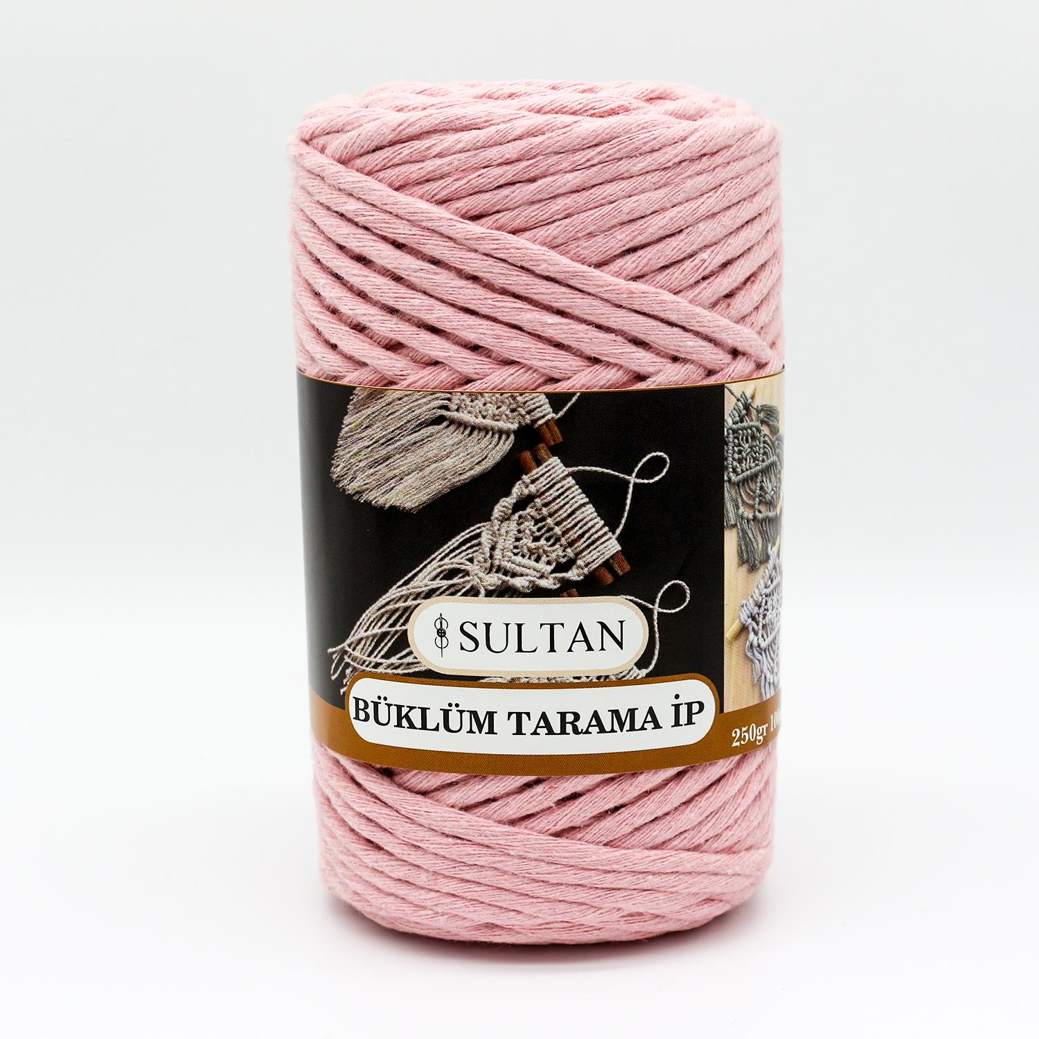 Tarama Makrome İp 250gr|3mm T07 - Pudra 
