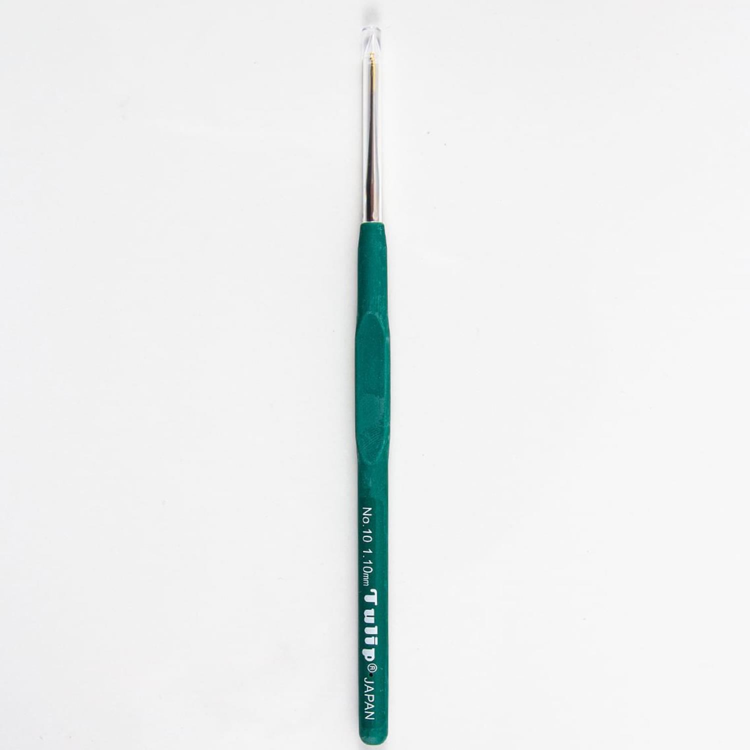 Tulip Silikon Saplı Metal Tığ  10 No - 1,10 mm