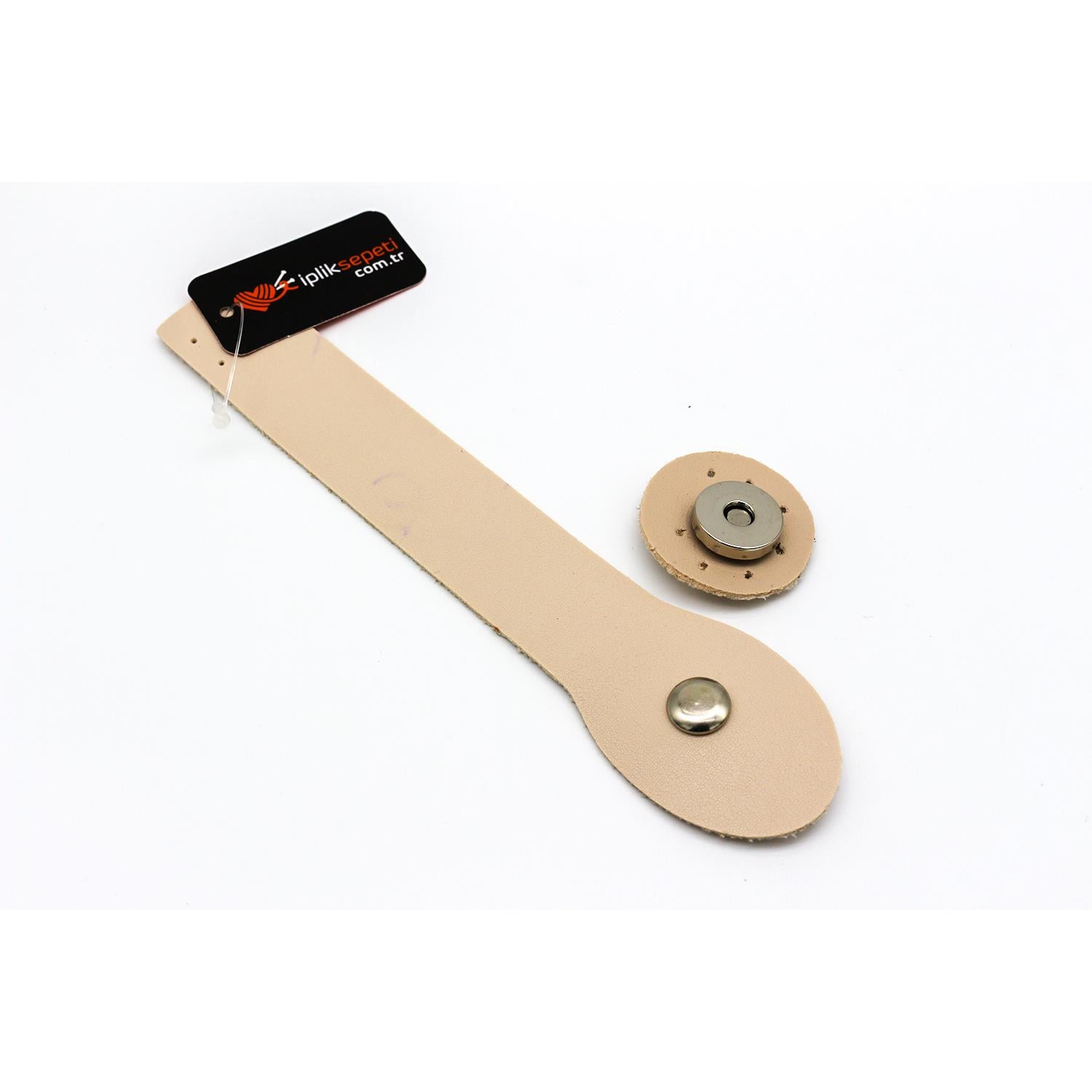 Uzun Derili Mıknatıslı Kapama 18cm/Krem/