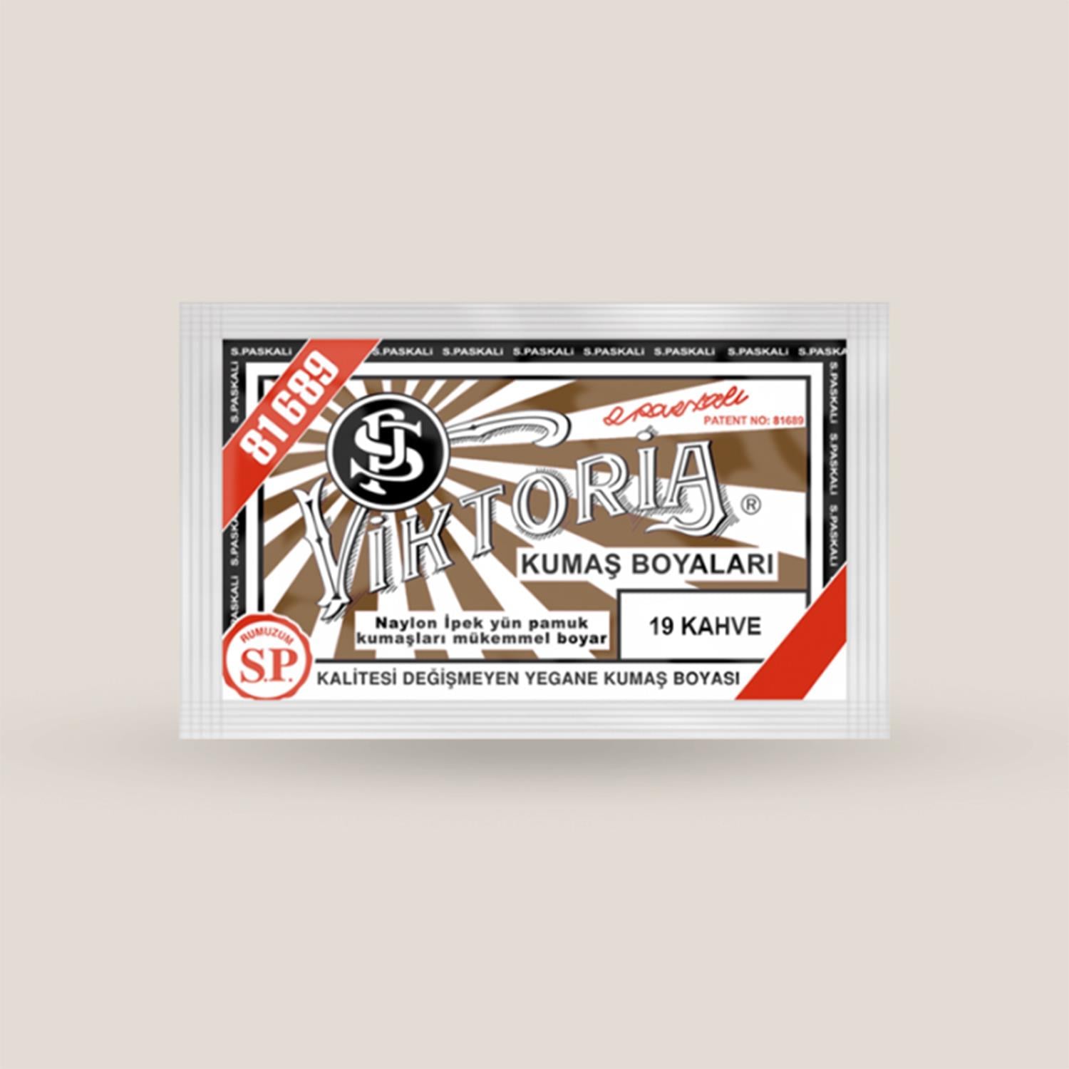 Viktoria Kumaş Boyası 10gr 19 Kahve 