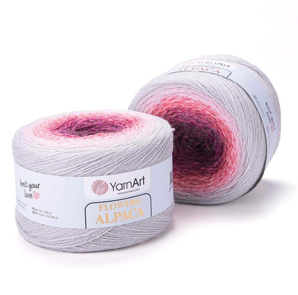 YarnArt Alpaca Flowers El Örgü İpliği 250gr 408 Çok Renkli  - 1 ADET