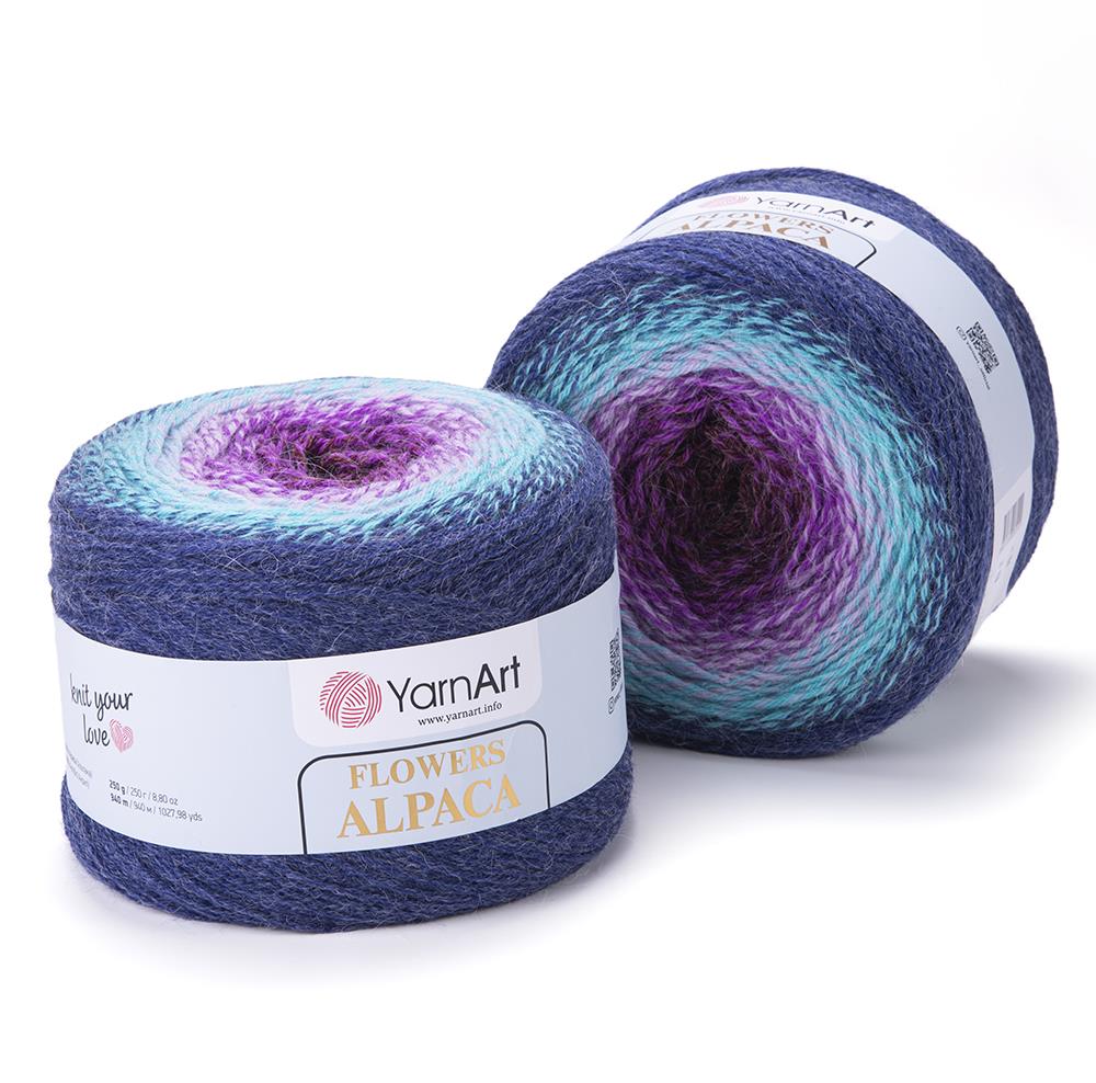 YarnArt Alpaca Flowers El Örgü İpliği 250gr 433 Çok Renkli  - 1 ADET