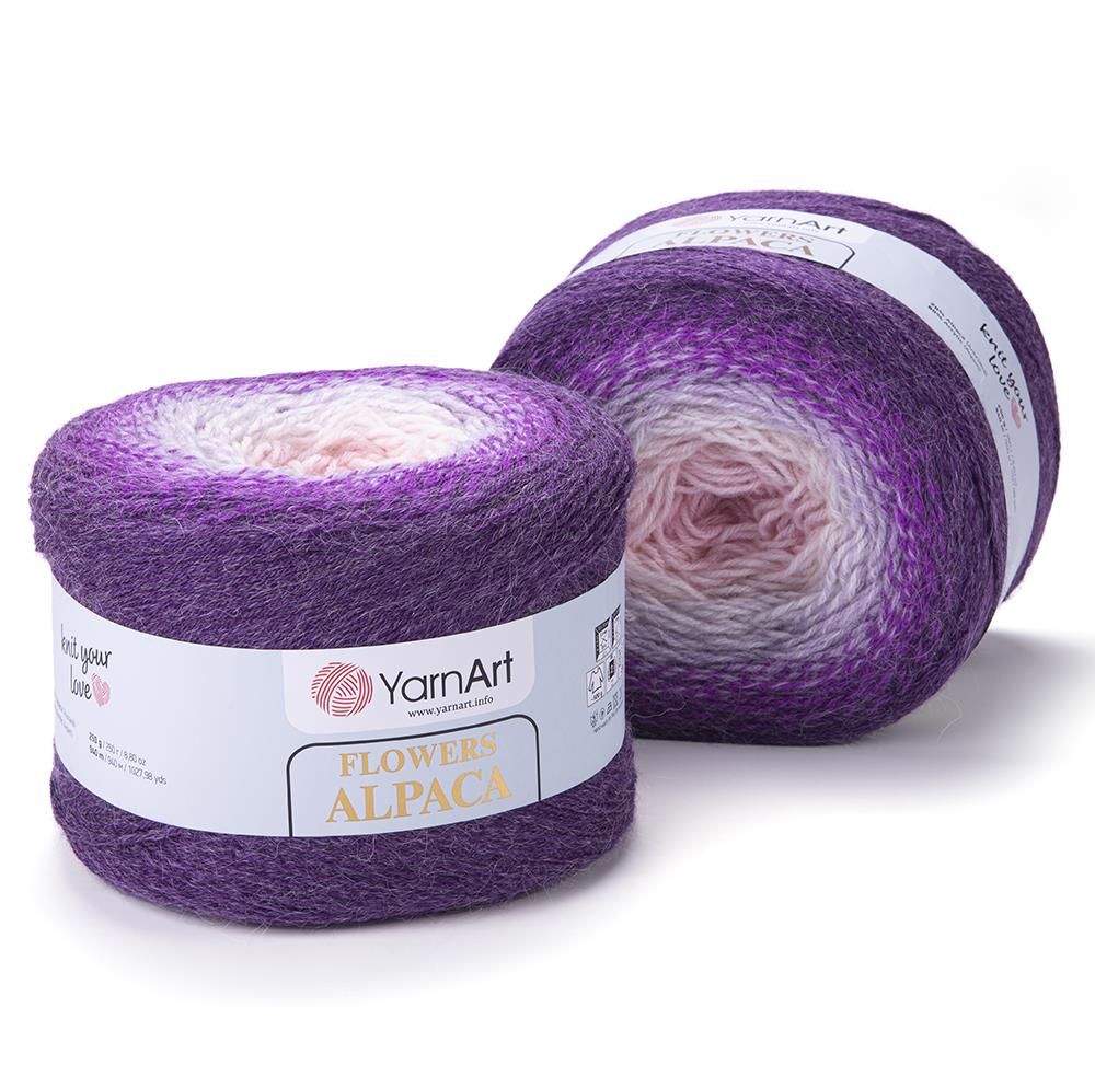 YarnArt Alpaca Flowers El Örgü İpliği 250gr 427 Çok Renkli  - 1 ADET