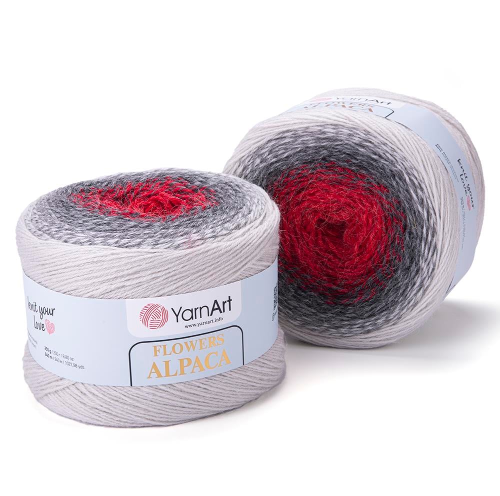 YarnArt Alpaca Flowers El Örgü İpliği 250gr 436 Çok Renkli  - 1 ADET