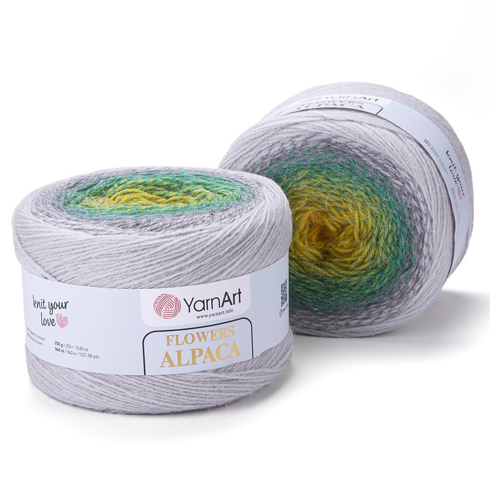 YarnArt Alpaca Flowers El Örgü İpliği 250gr 424 Çok Renkli  - 1 ADET