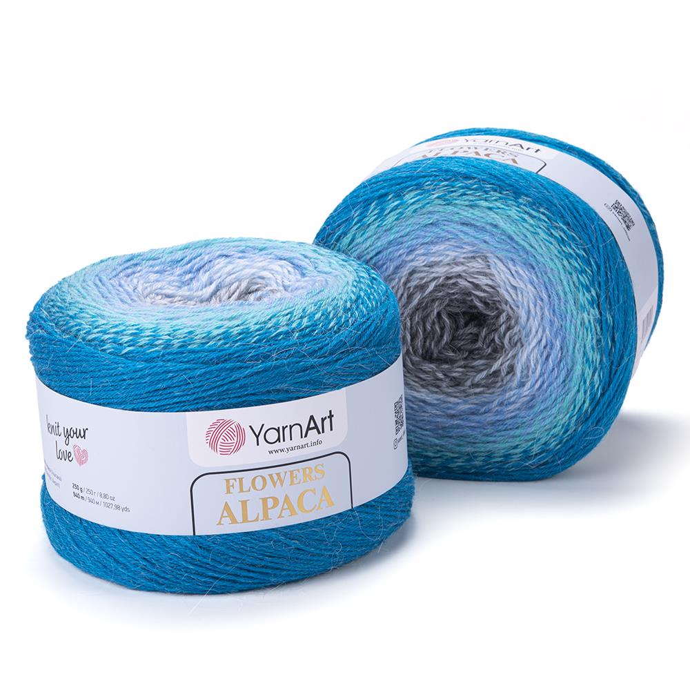 YarnArt Alpaca Flowers El Örgü İpliği 250gr 429 Çok Renkli  - 1 ADET