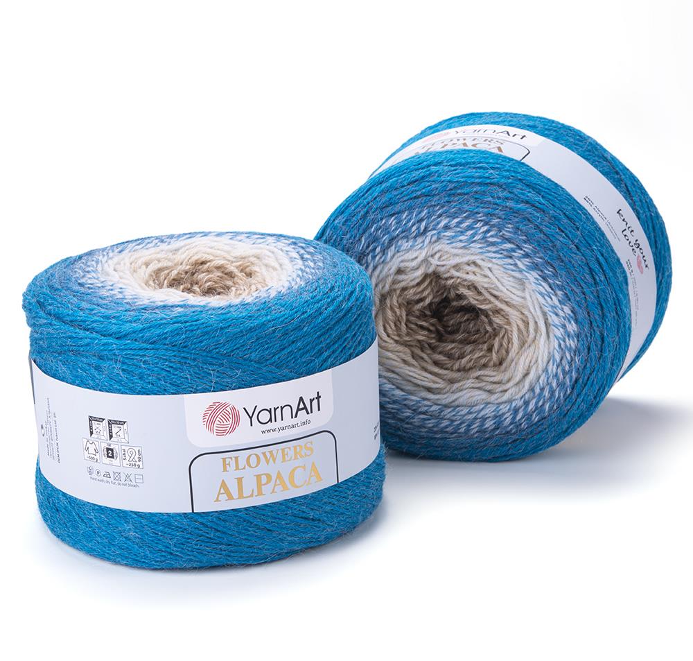 YarnArt Alpaca Flowers El Örgü İpliği 250gr 431 Çok Renkli  - 1 ADET