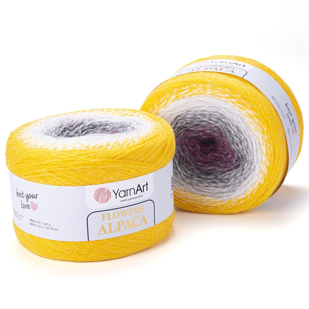 YarnArt Alpaca Flowers El Örgü İpliği 250gr 403 Çok Renkli  - 1 ADET