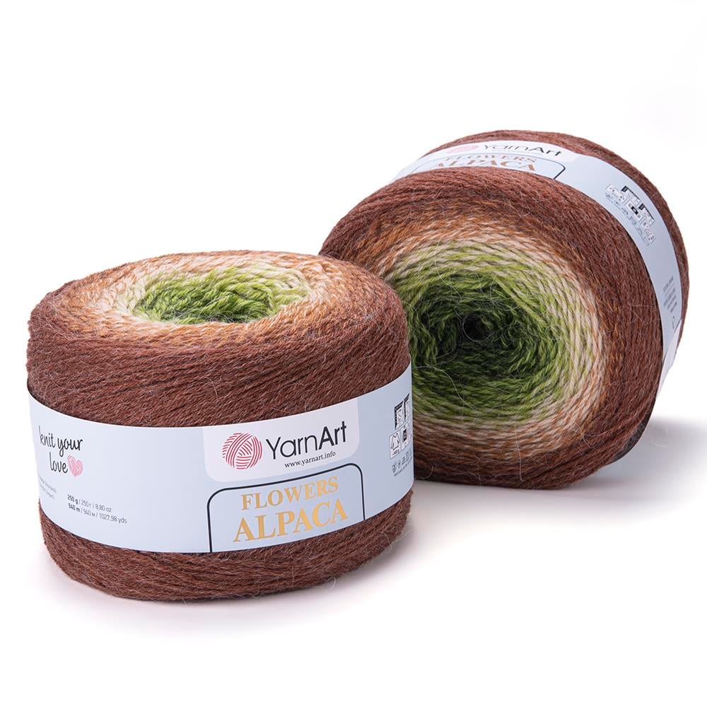 YarnArt Alpaca Flowers El Örgü İpliği 250gr 425 Çok Renkli  - 1 ADET
