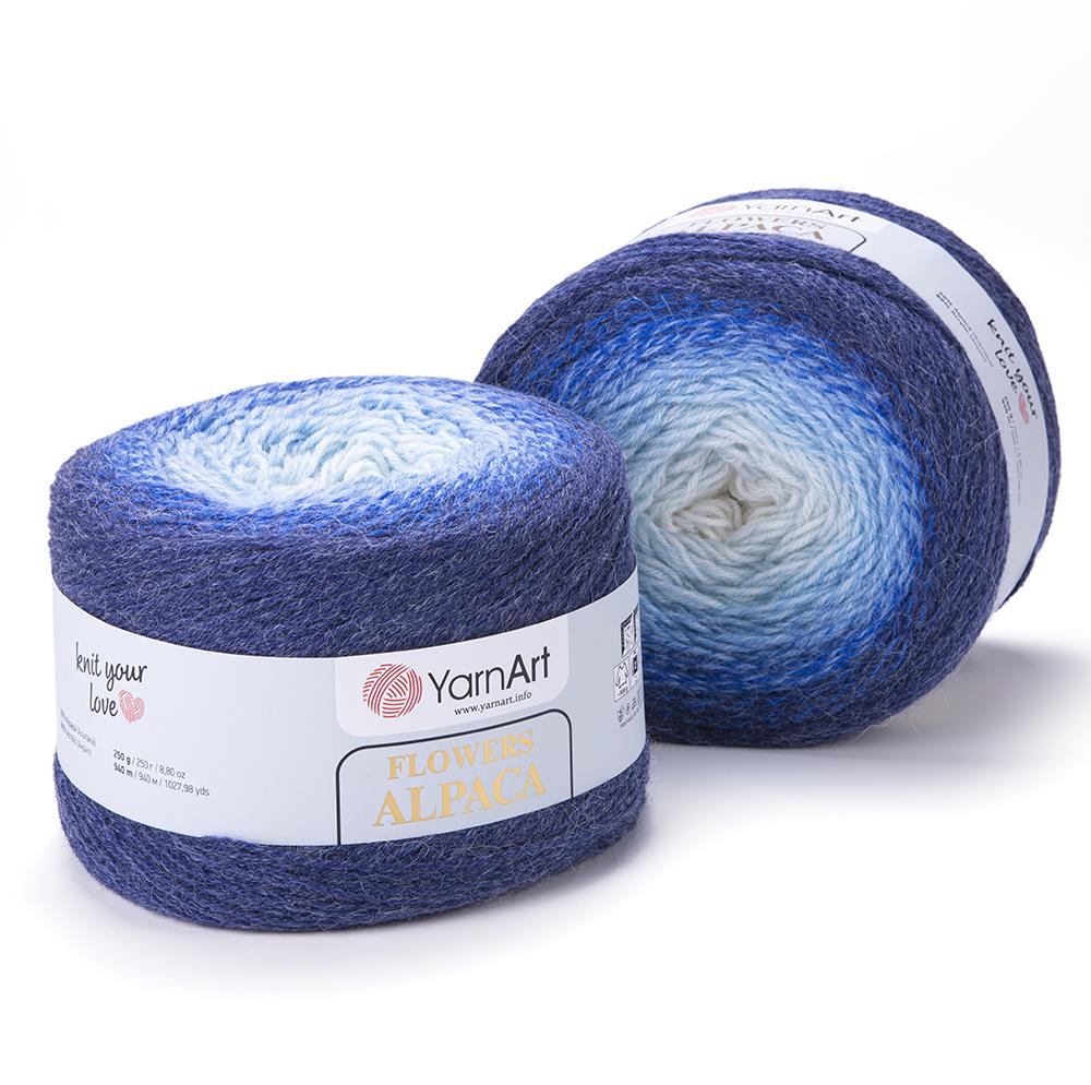 YarnArt Alpaca Flowers El Örgü İpliği 250gr 409 Çok Renkli  - 1 ADET