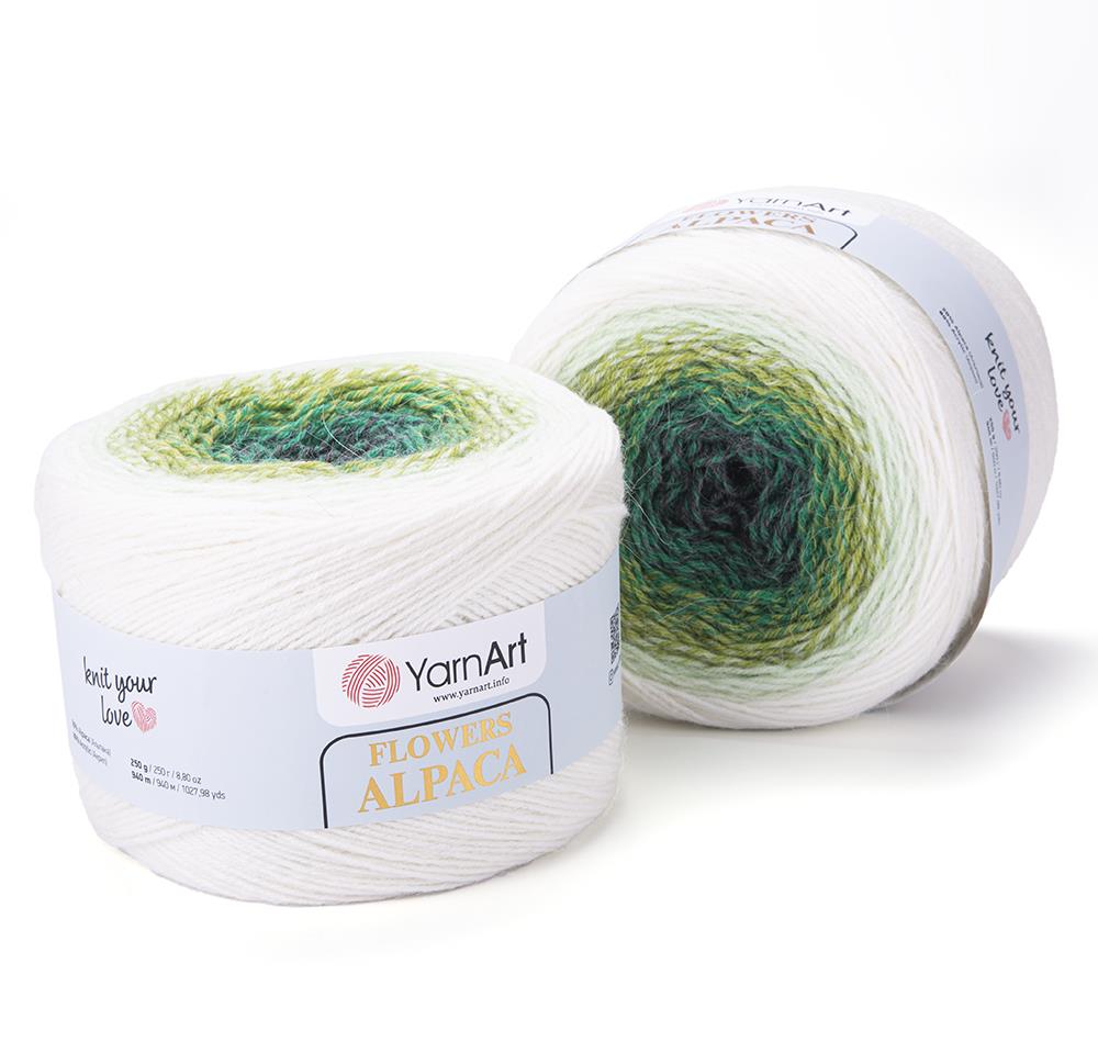YarnArt Alpaca Flowers El Örgü İpliği 250gr 401 Çok Renkli  - 1 ADET