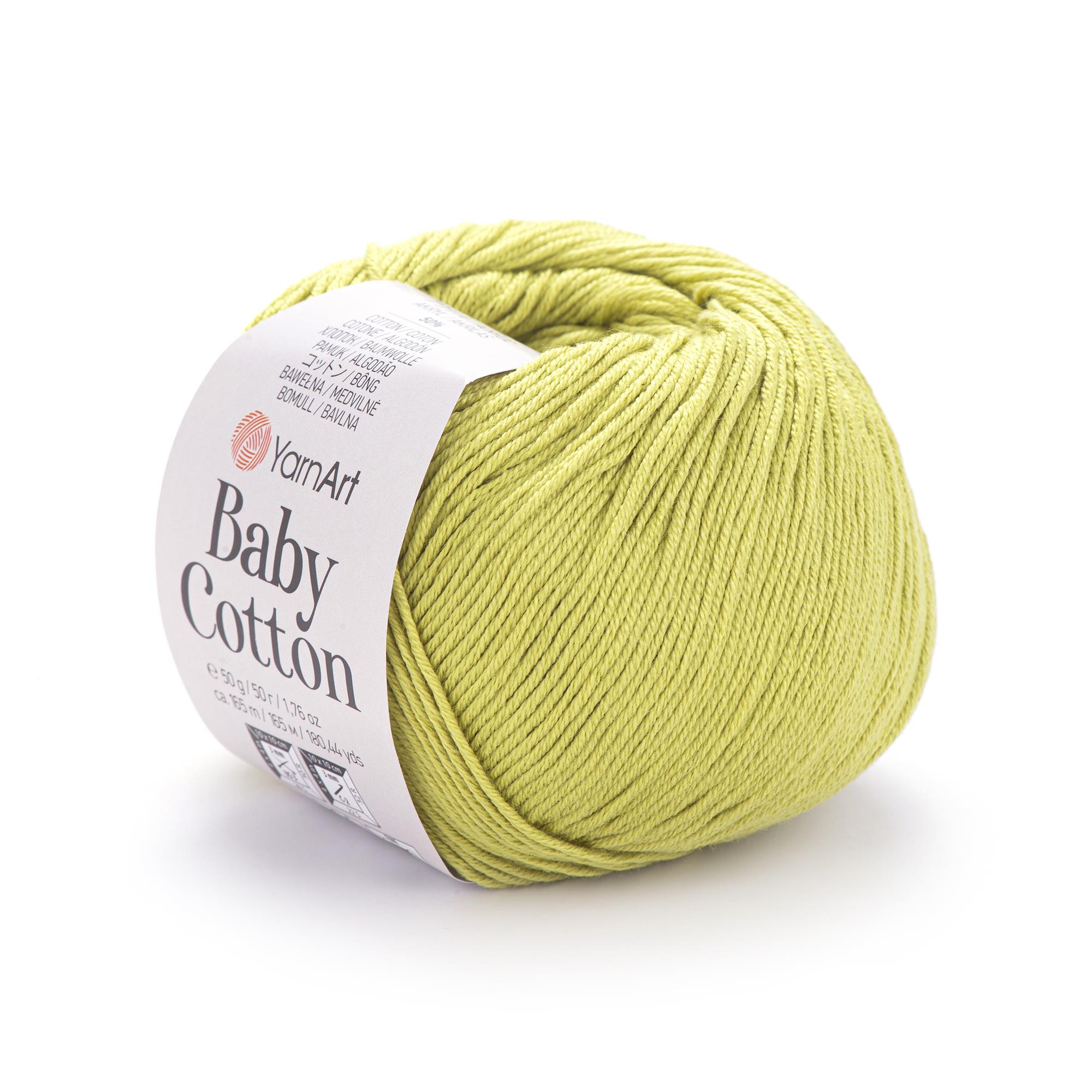 YarnArt Baby Cotton El Örgü İpliği 50gr 436 Fıstık Yeşili  - 1 ADET
