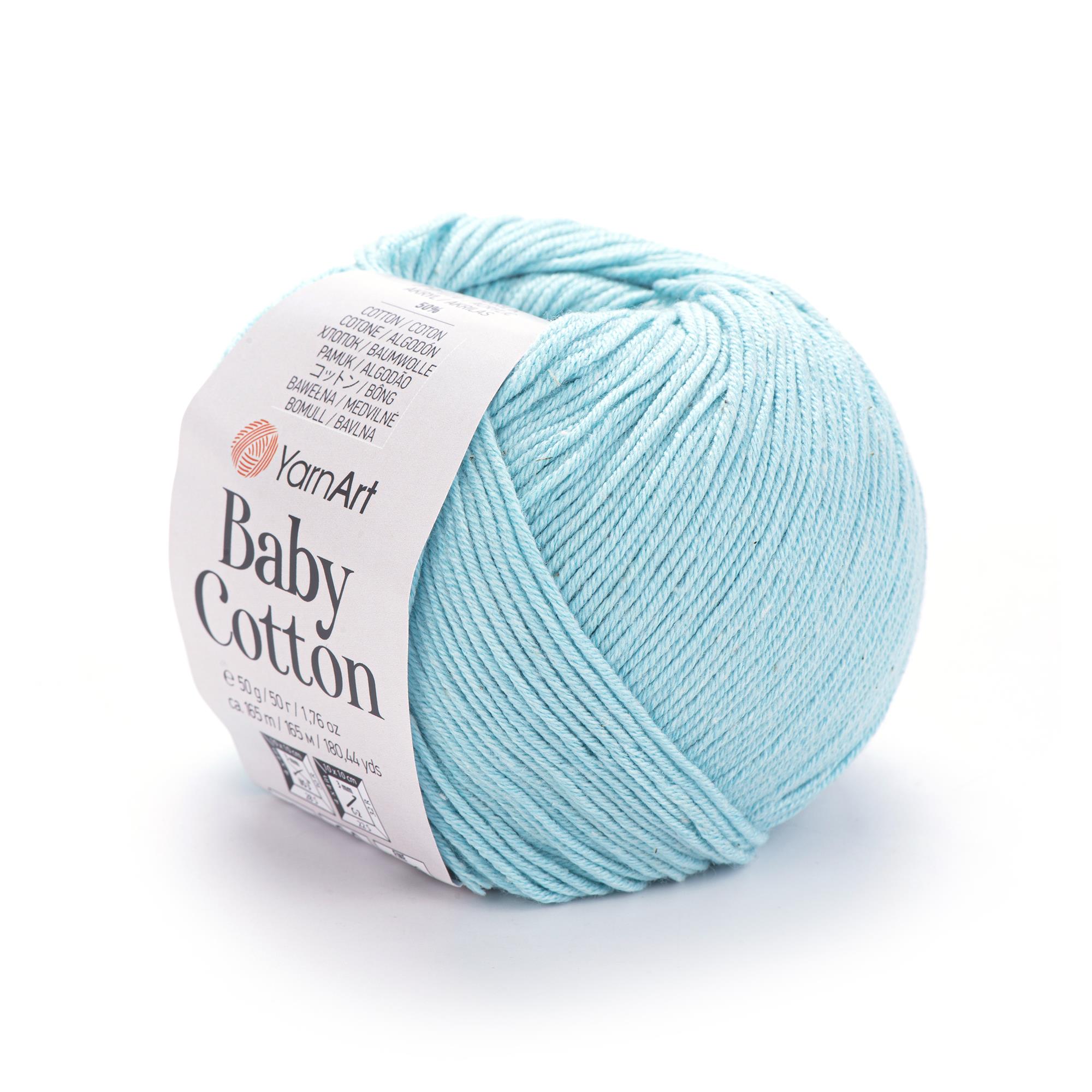 YarnArt Baby Cotton El Örgü İpliği 50gr 446 Mavi  - 1 ADET
