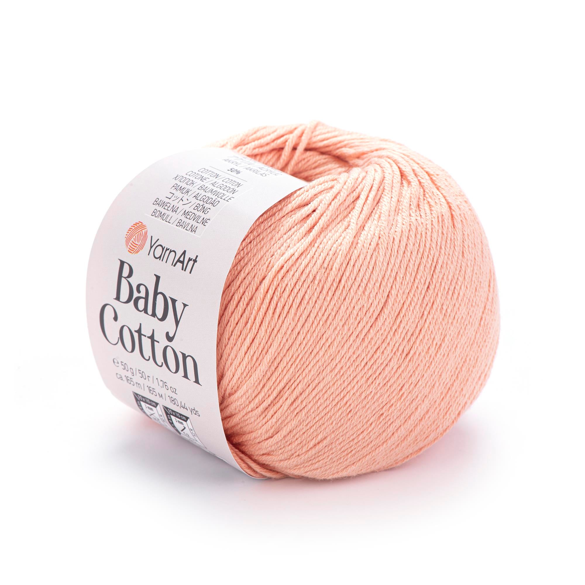 YarnArt Baby Cotton El Örgü İpliği 50gr 412 Yavruağzı  - 1 ADET