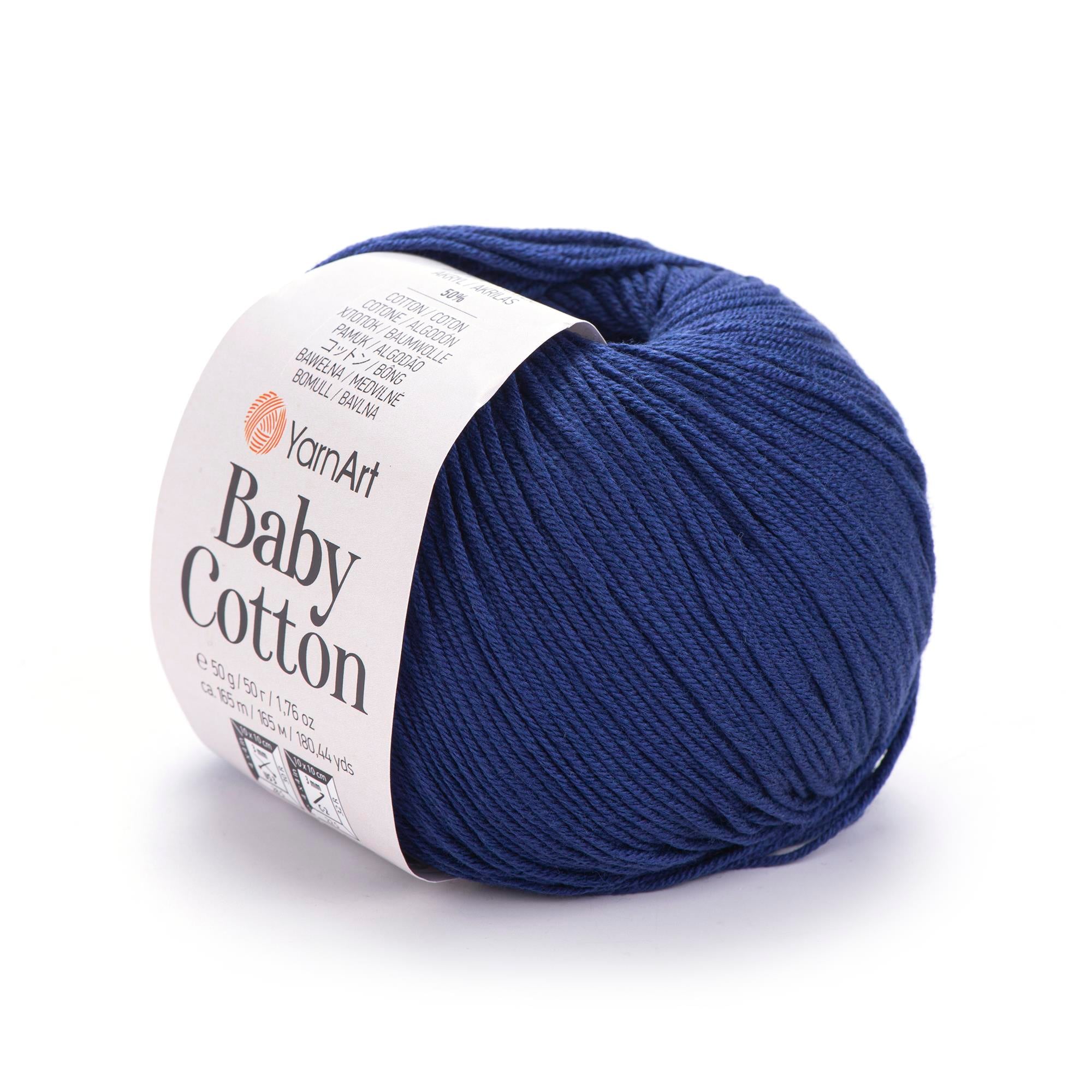 YarnArt Baby Cotton El Örgü İpliği 50gr 459 Lacivert  - 1 ADET