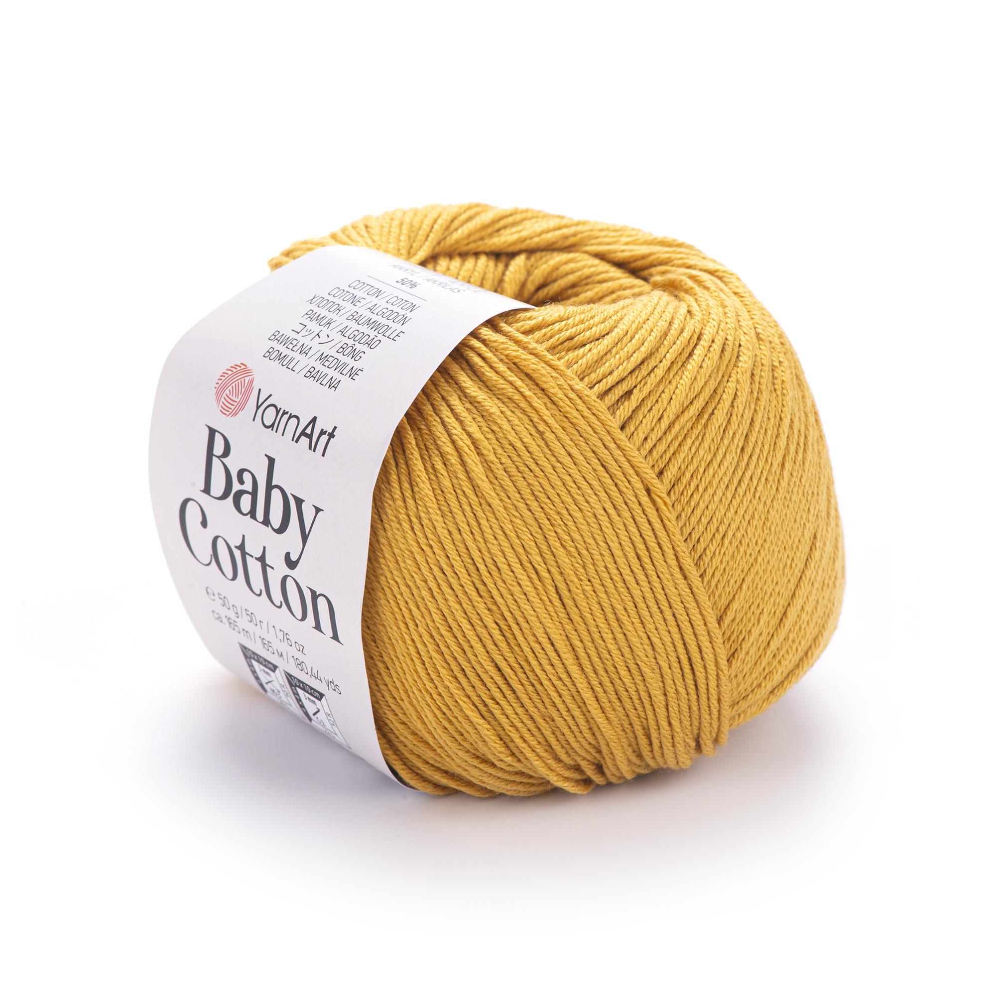 YarnArt Baby Cotton El Örgü İpliği 50gr 433 Hardal  - 1 ADET