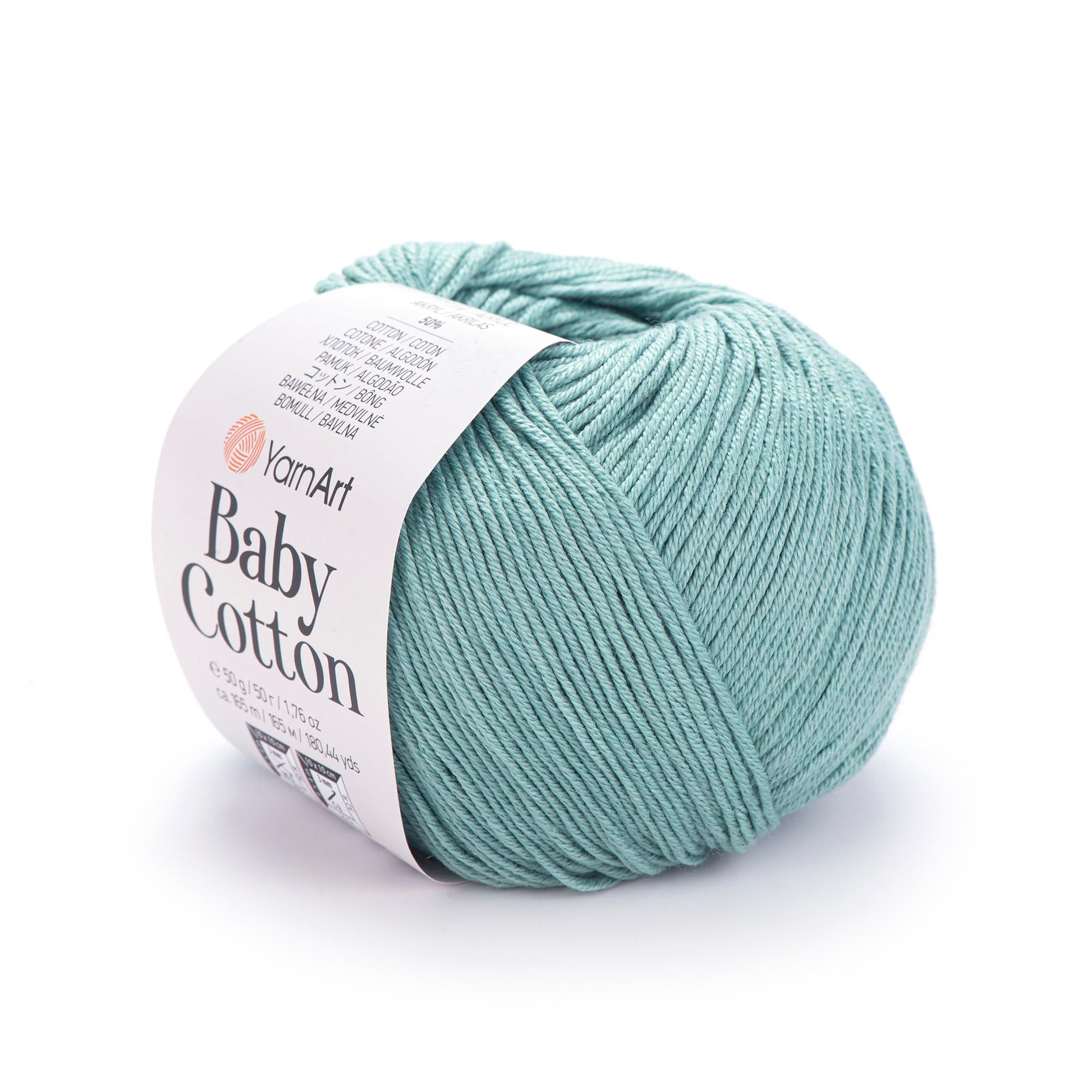 YarnArt Baby Cotton El Örgü İpliği 50gr 439 Yeşil  - 1 ADET