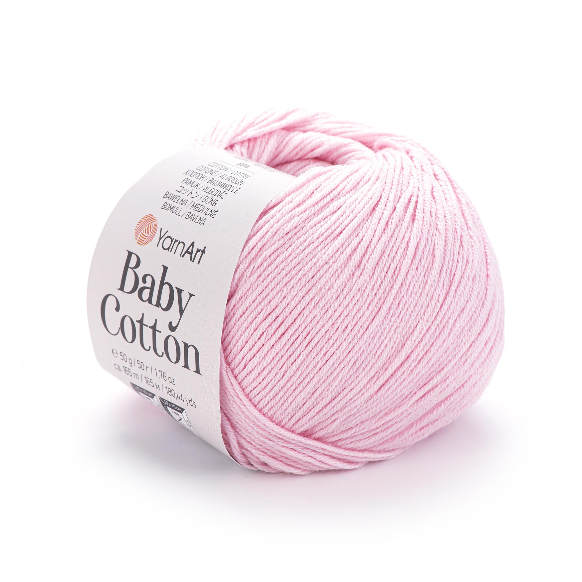 YarnArt Baby Cotton El Örgü İpliği 50gr 410 Pembe  - 1 ADET