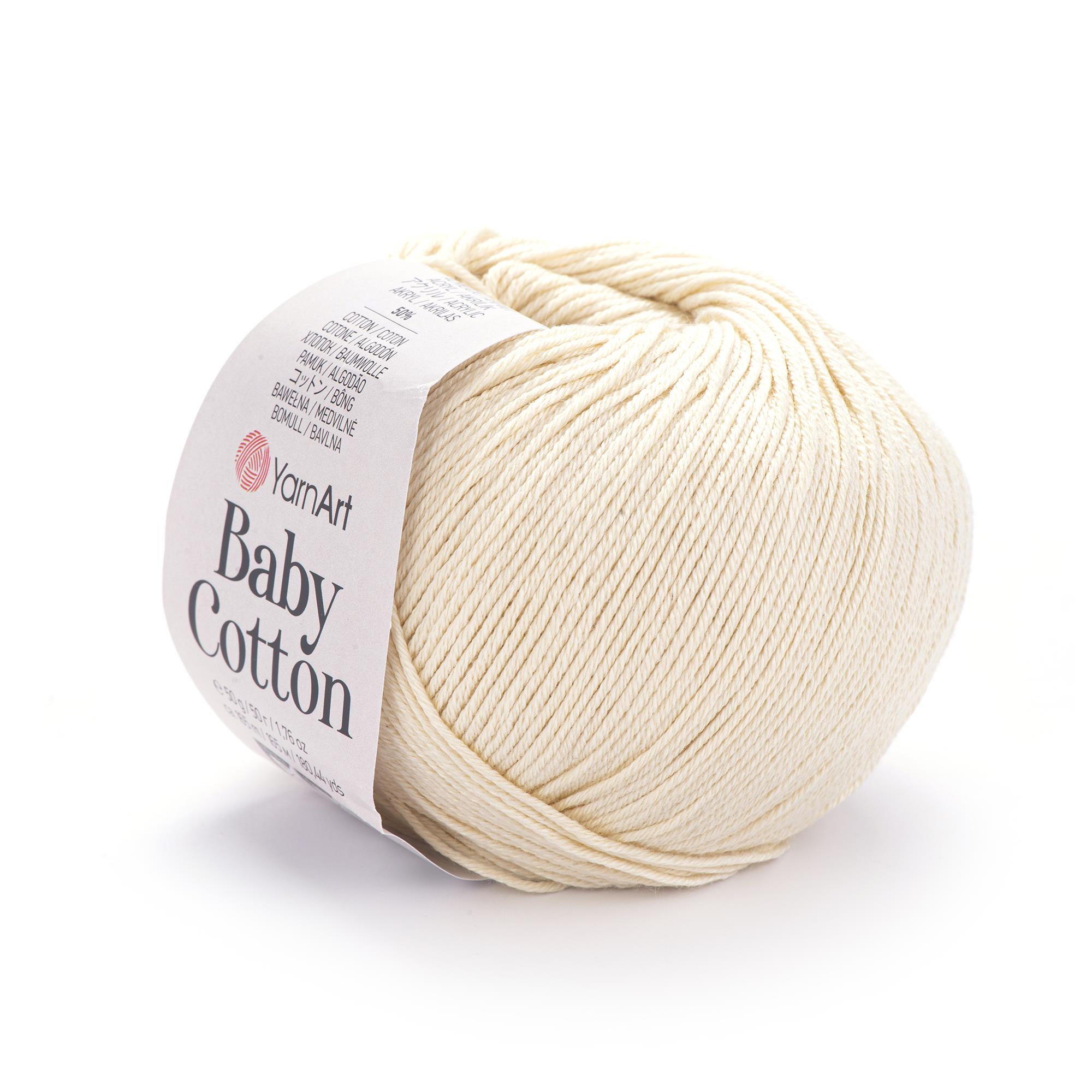 YarnArt Baby Cotton El Örgü İpliği 50gr 402 Krem  - 1 ADET