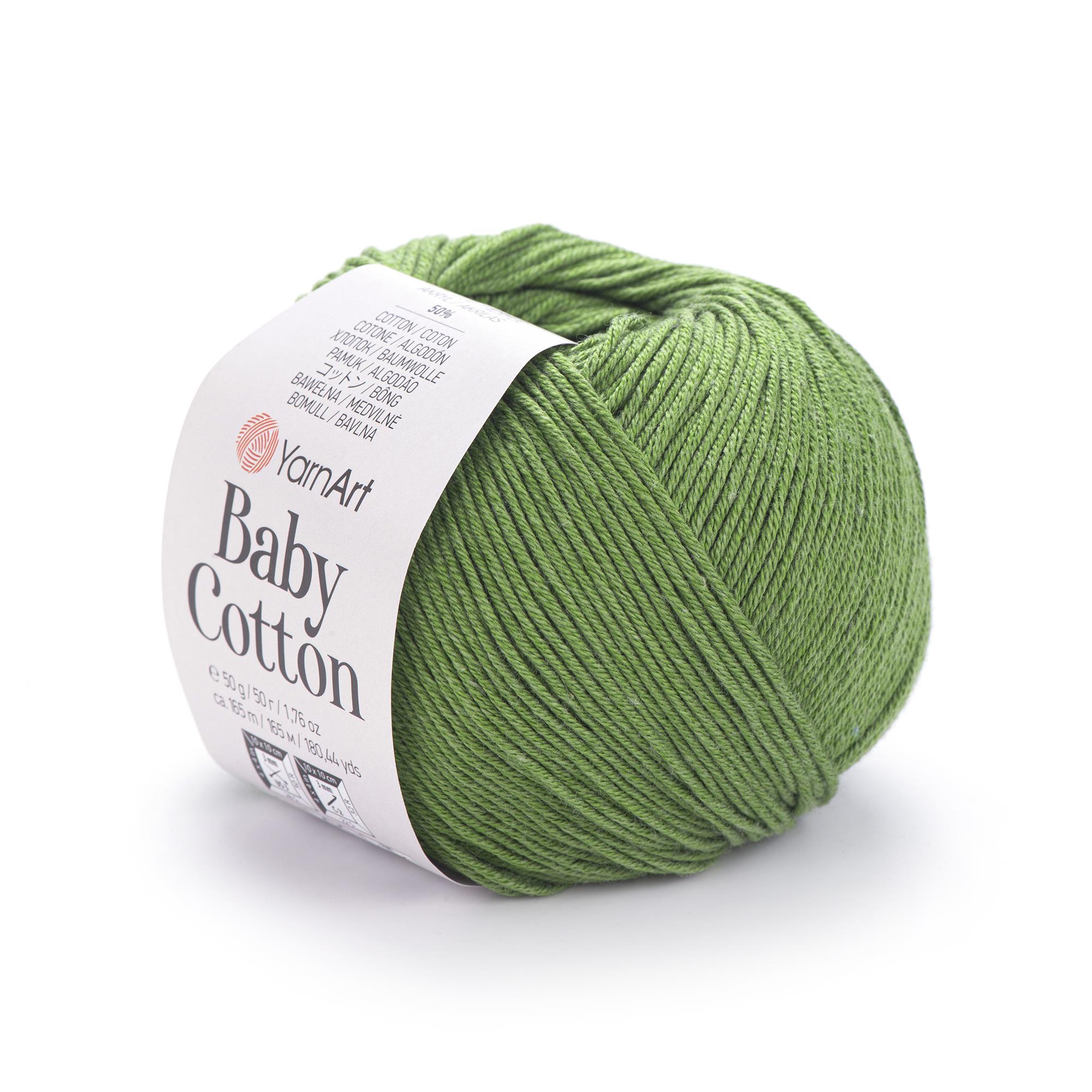YarnArt Baby Cotton El Örgü İpliği 50gr 441 Yeşil  - 1 ADET