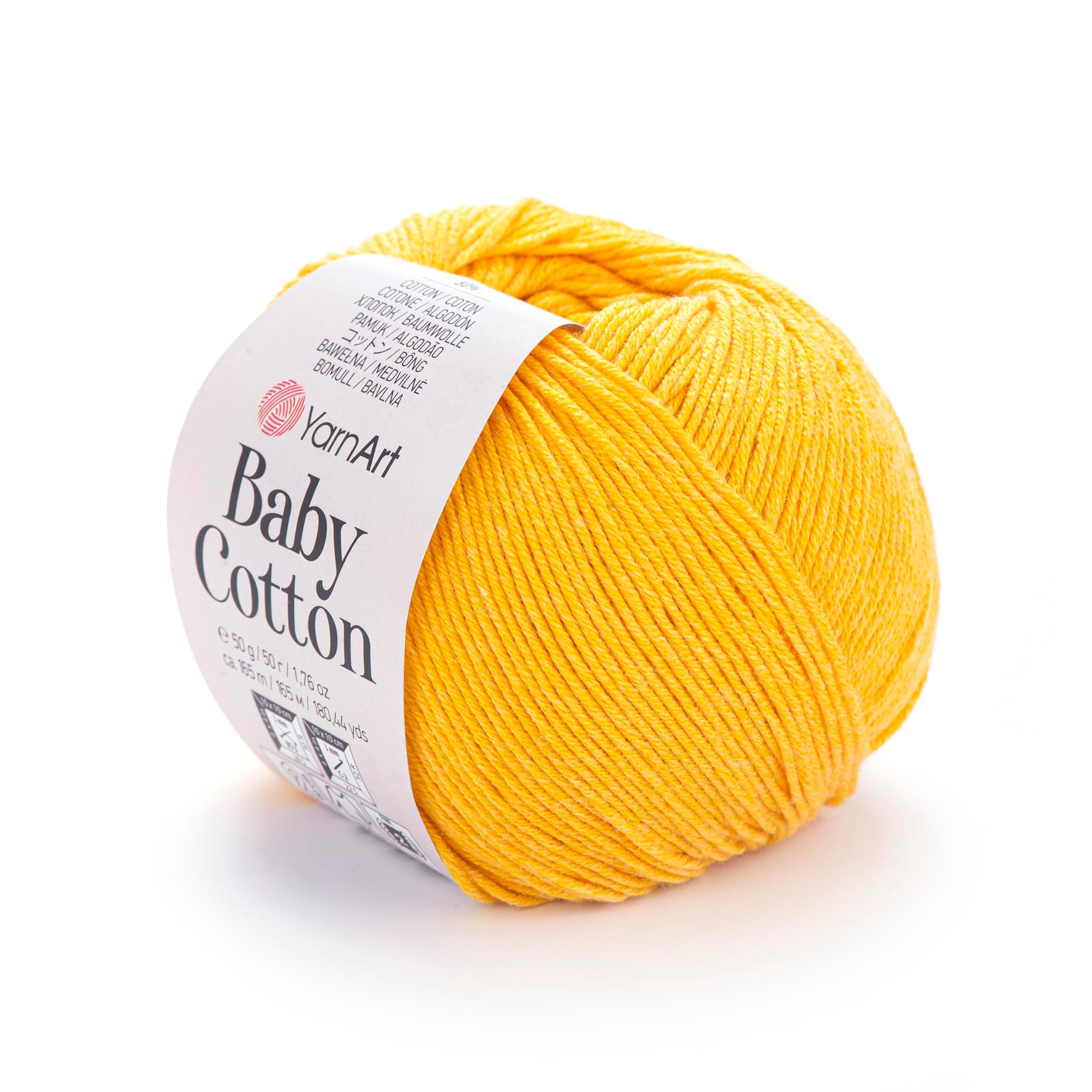 YarnArt Baby Cotton El Örgü İpliği 50gr 432 Sarı  - 1 ADET