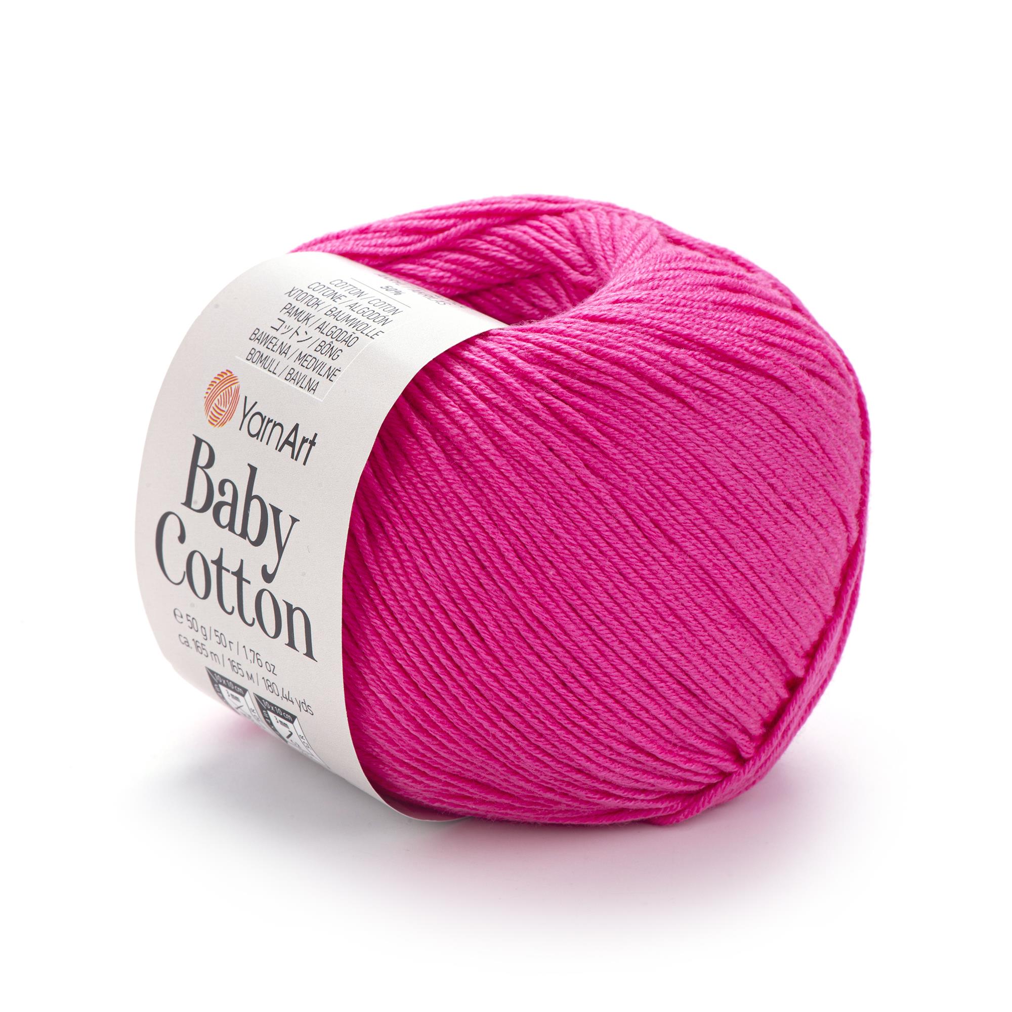 YarnArt Baby Cotton El Örgü İpliği 50gr 422 Fuşya  - 1 ADET