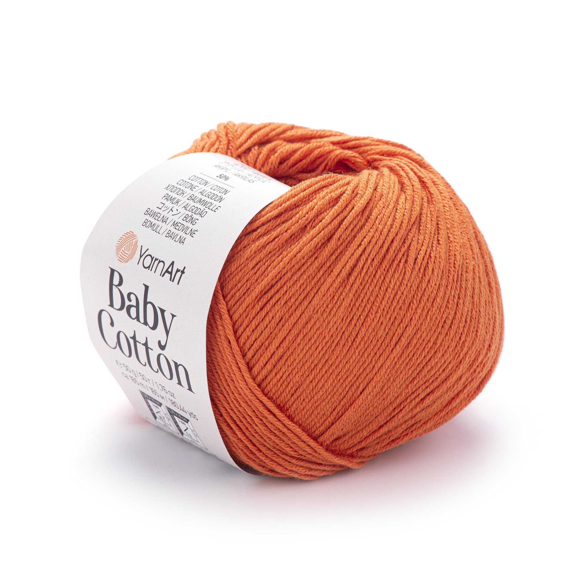 YarnArt Baby Cotton El Örgü İpliği 50gr 421 Turuncu  - 1 ADET