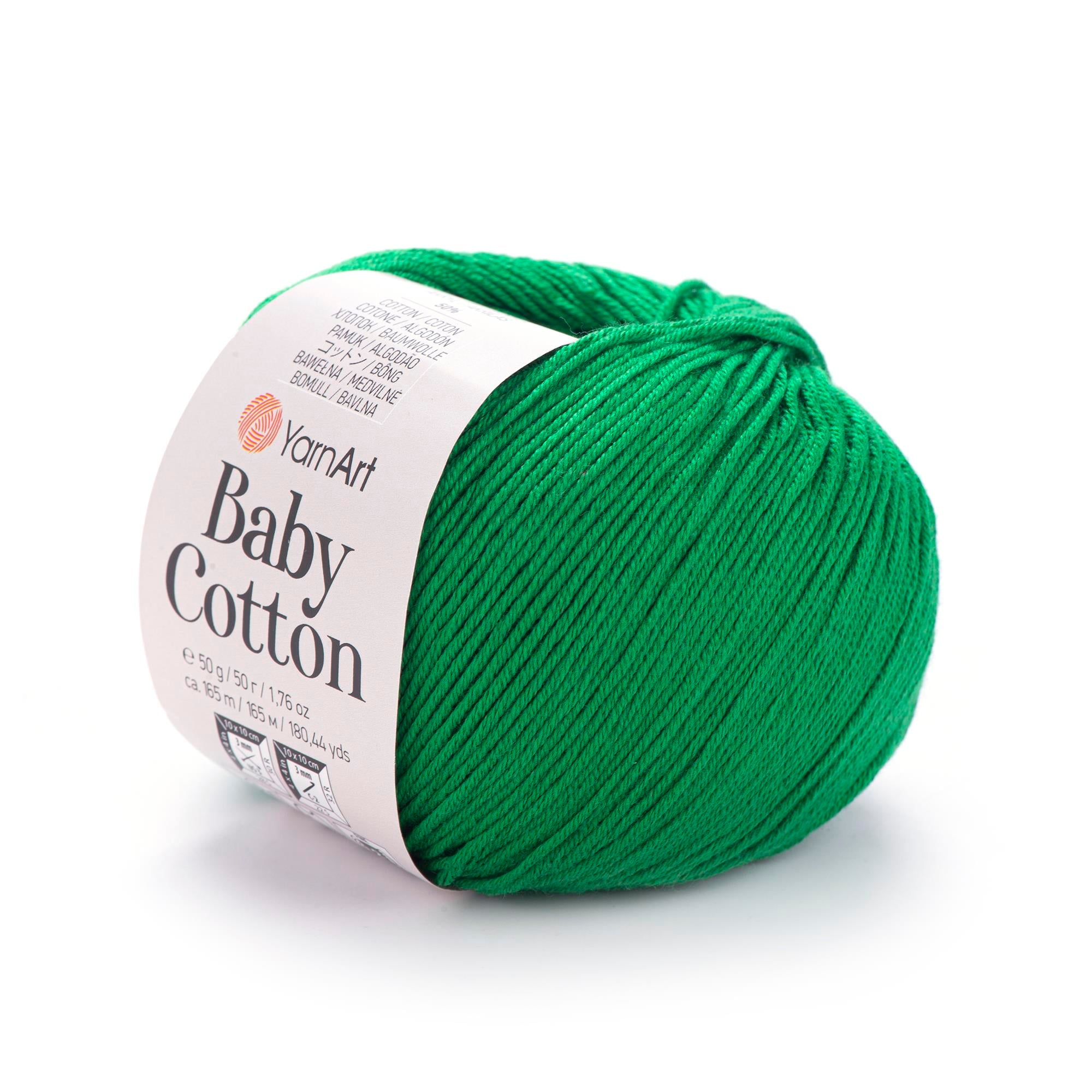YarnArt Baby Cotton El Örgü İpliği 50gr 442 Yeşil  - 1 ADET