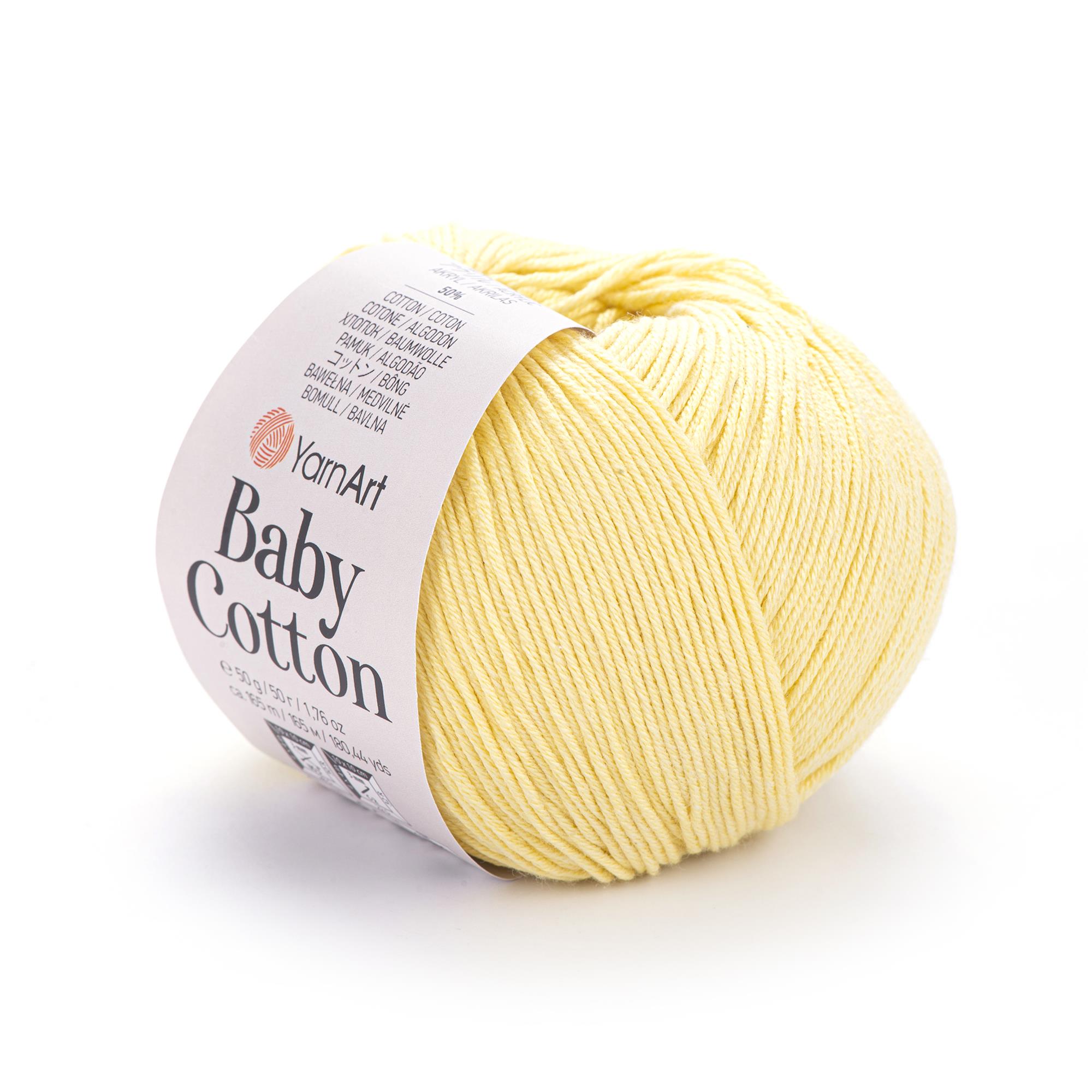 YarnArt Baby Cotton El Örgü İpliği 50gr 431 Sarı  - 1 ADET
