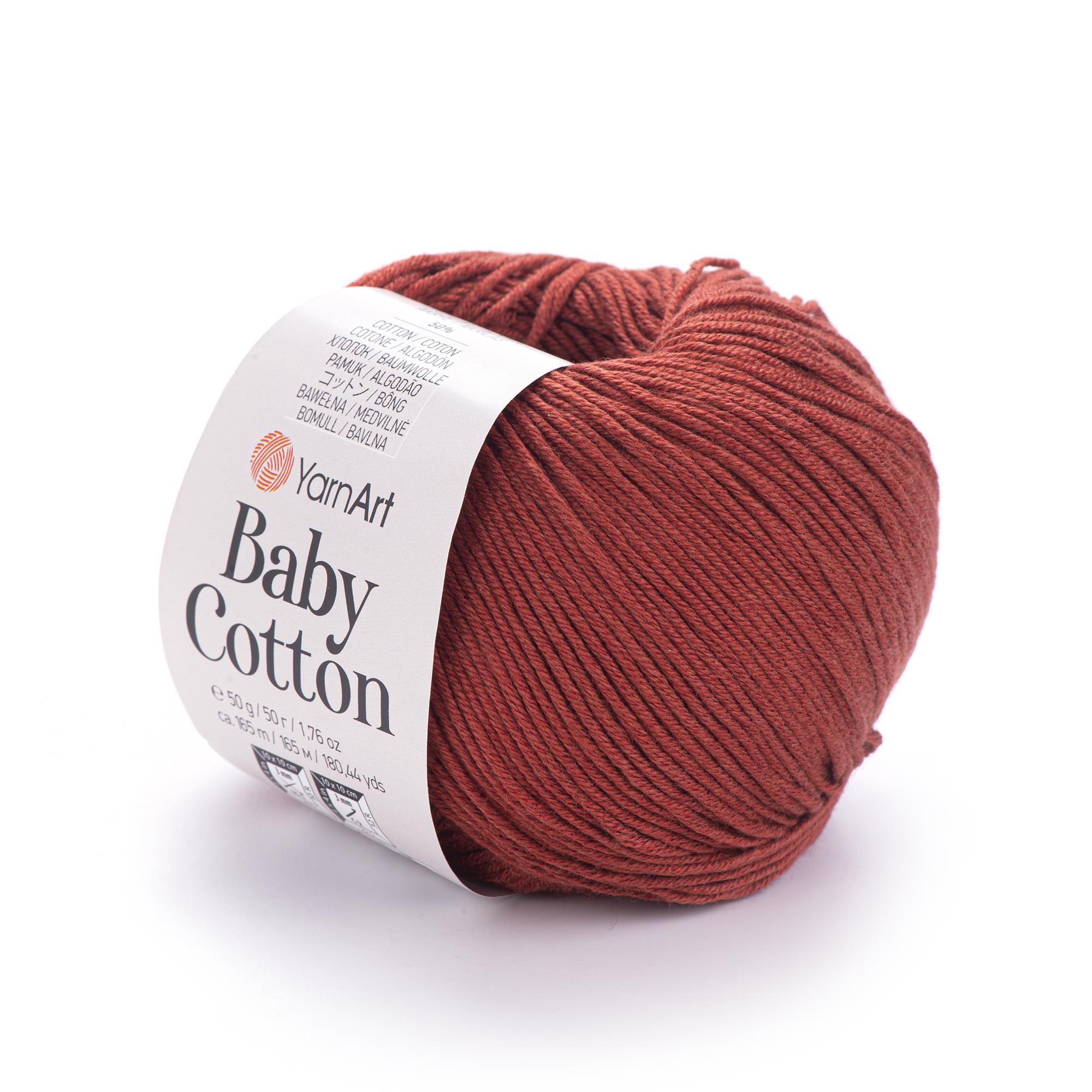 YarnArt Baby Cotton El Örgü İpliği 50gr 429 Taba  - 1 ADET