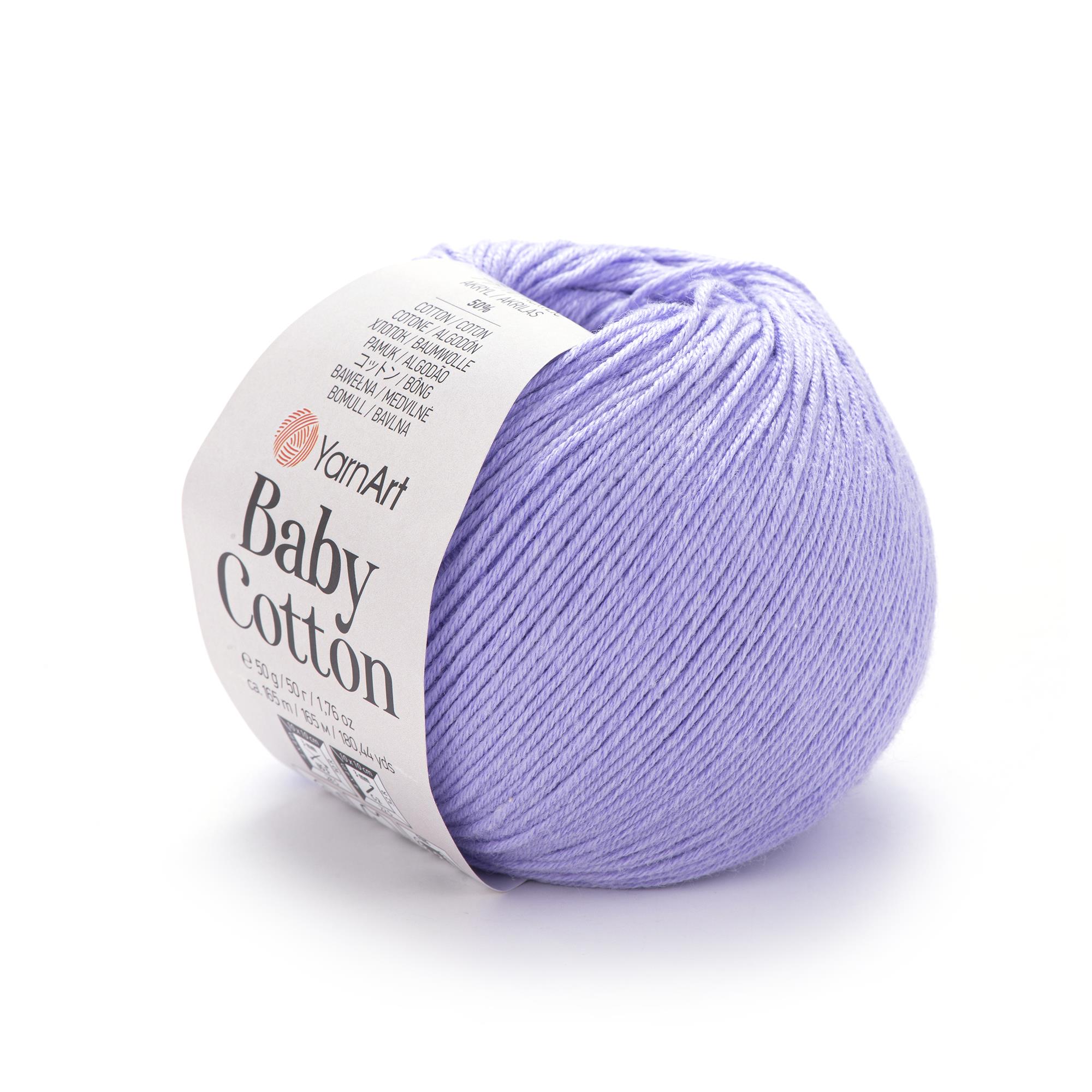 YarnArt Baby Cotton El Örgü İpliği 50gr 417 Lila  - 1 ADET