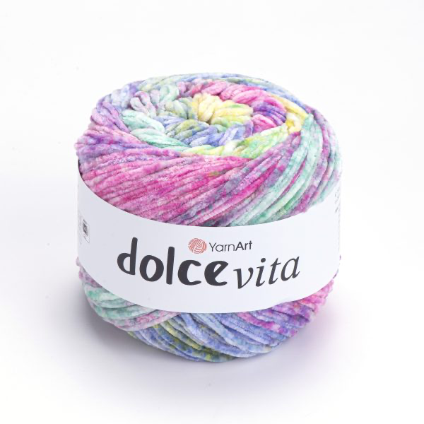 YarnArt Dolce Vita El Örgü İpliği 150gr 3411 Çok Renkli  - 1 ADET