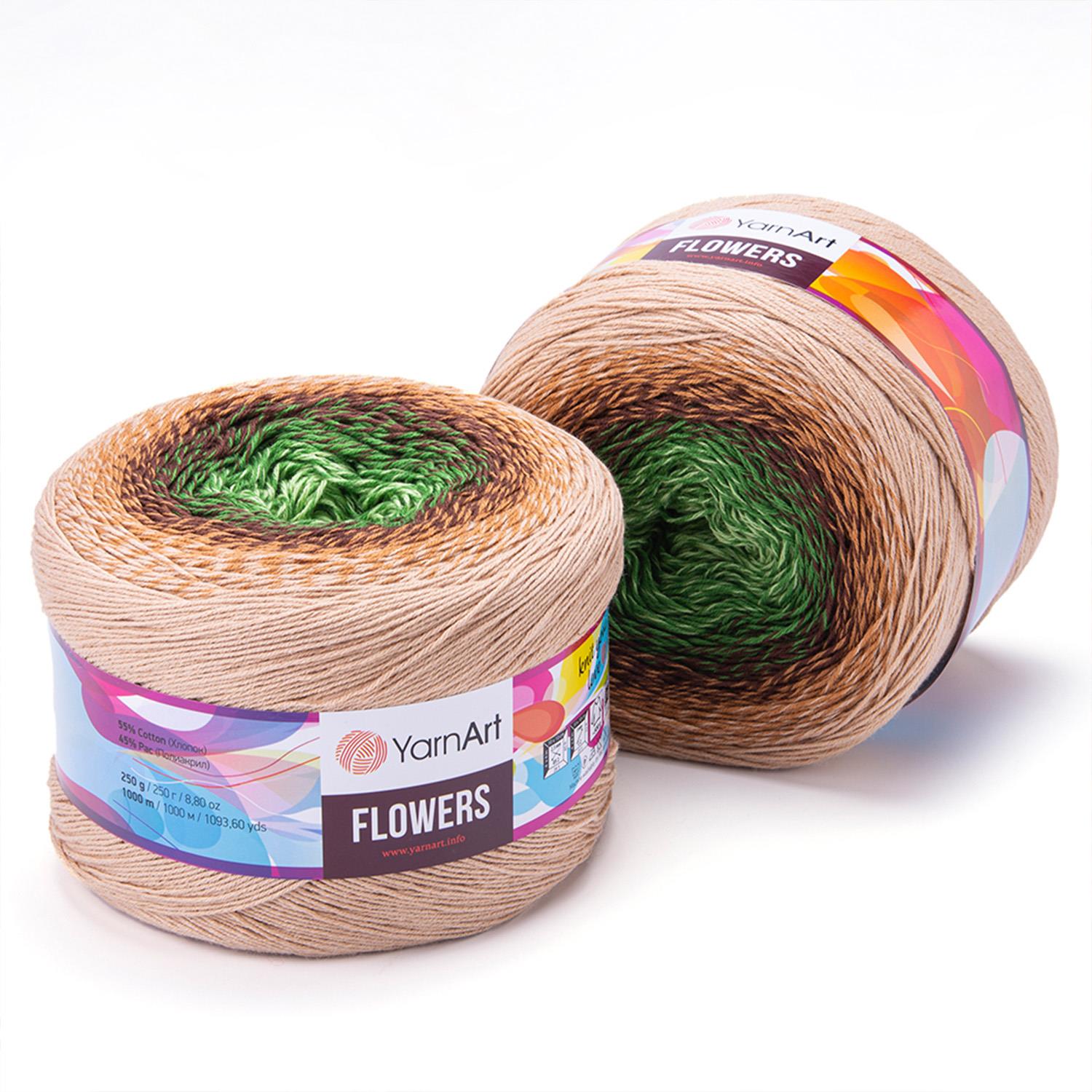 YarnArt Flowers 308 Çok Renkli 