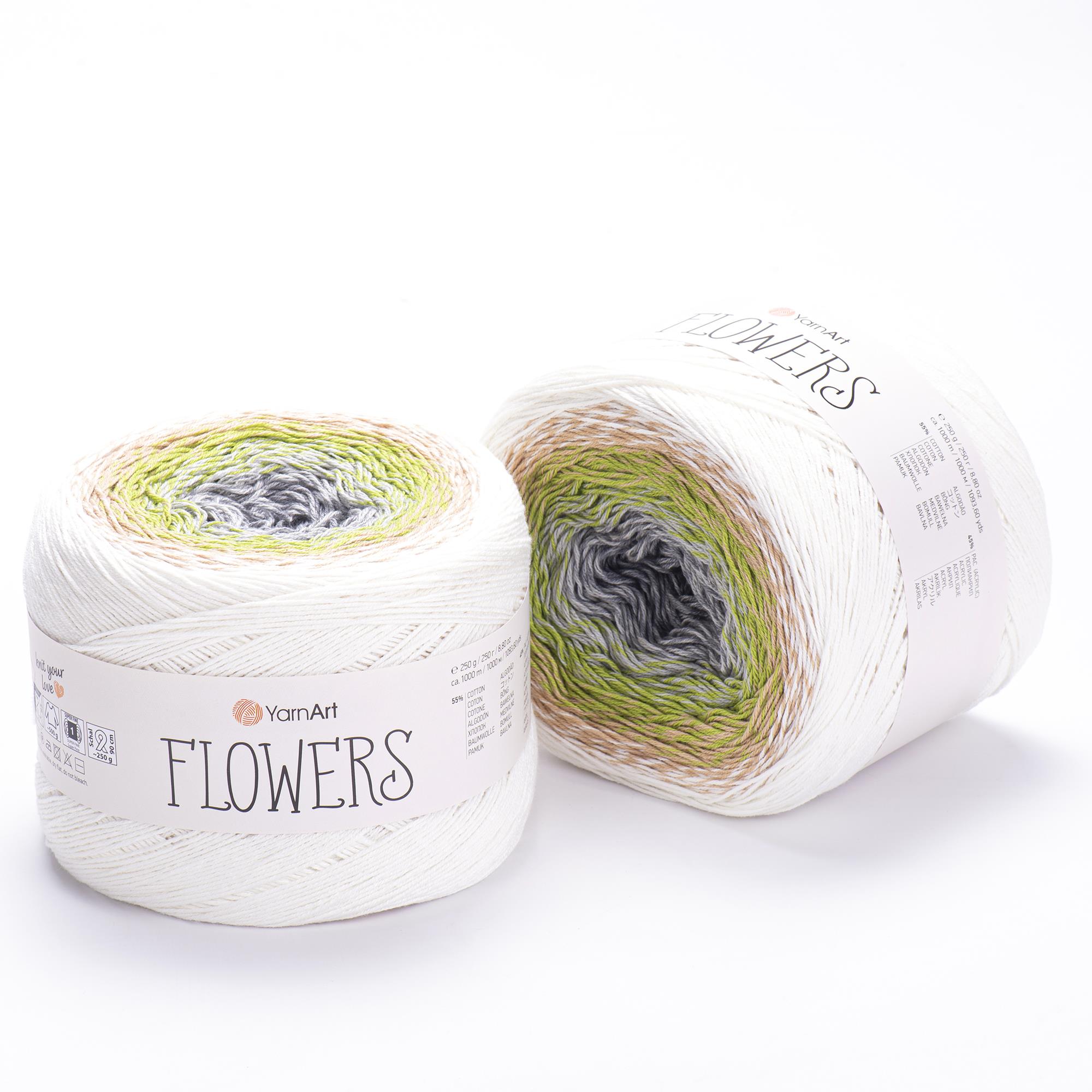 YarnArt Flowers El Örgü İpliği 250gr 274 Çok Renkli  - 1 ADET
