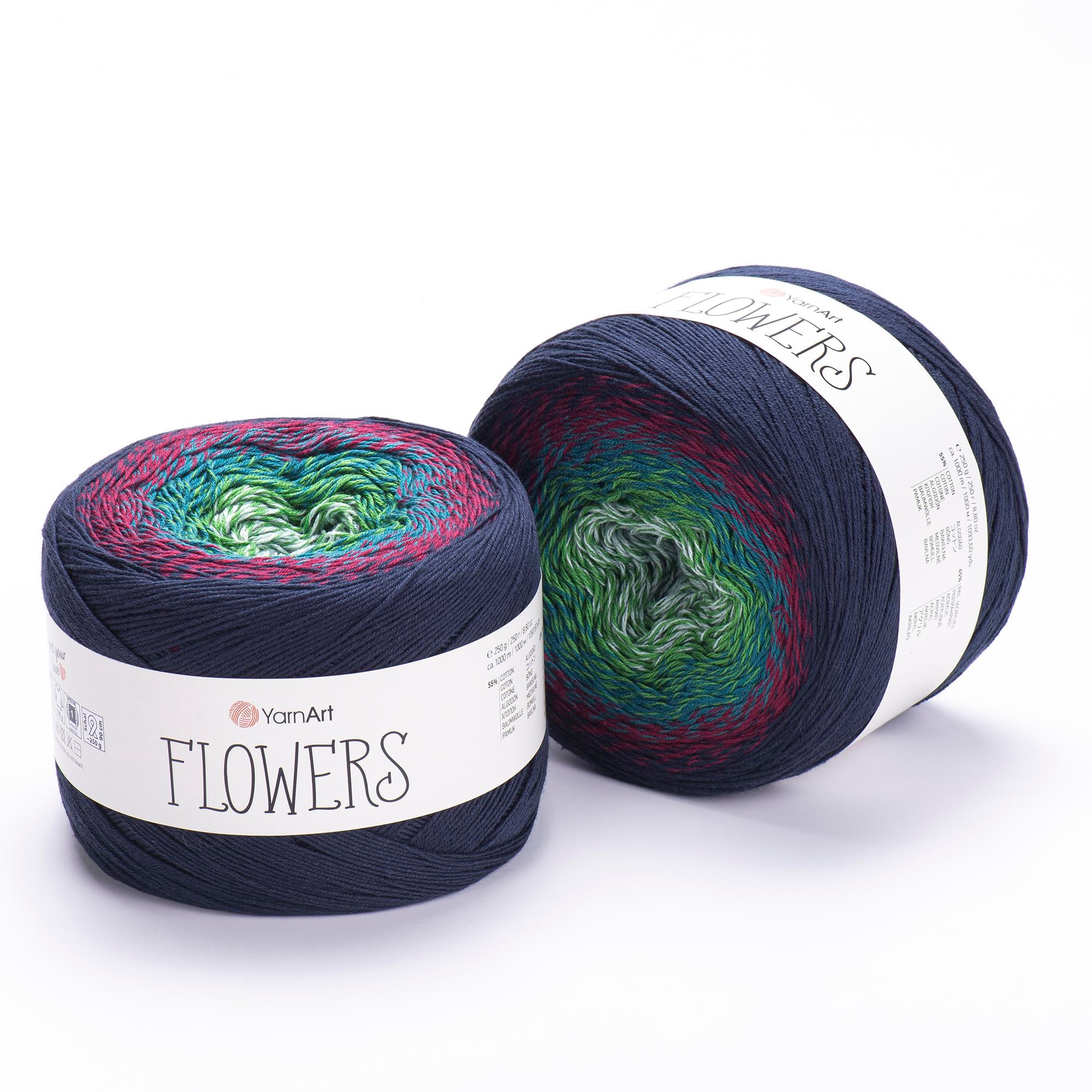 YarnArt Flowers El Örgü İpliği 250gr 266 Çok Renkli  - 1 ADET