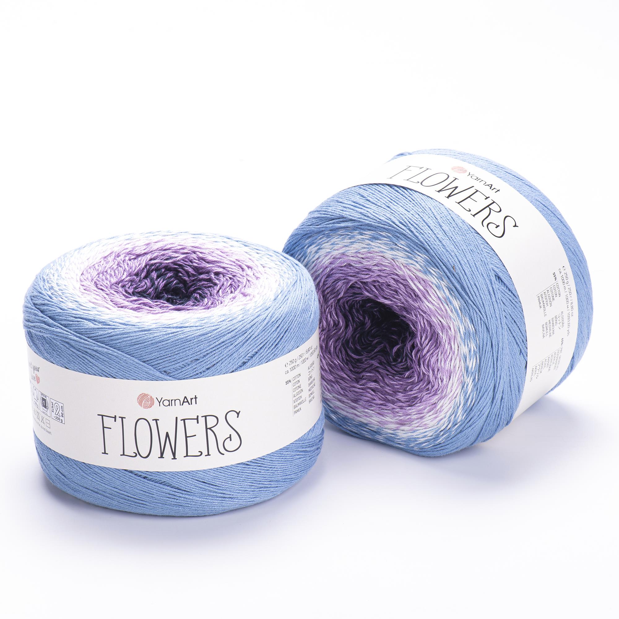 YarnArt Flowers El Örgü İpliği 250gr 264 Çok Renkli  - 1 ADET