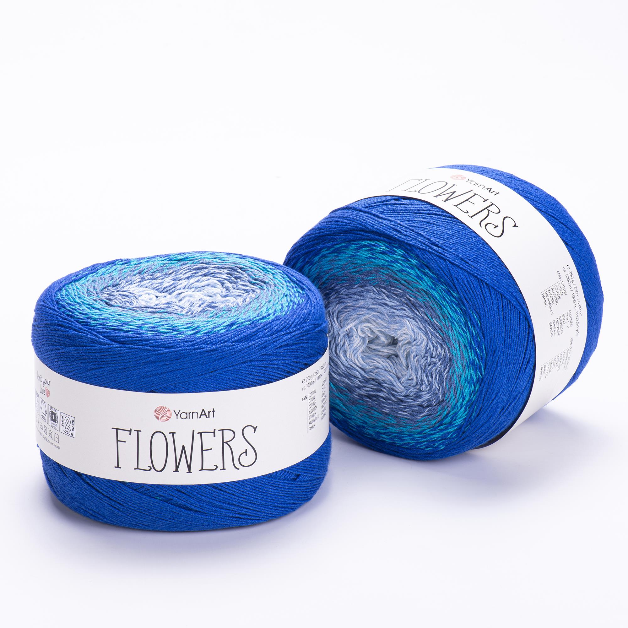 YarnArt Flowers El Örgü İpliği 250gr 299 Çok Renkli  - 1 ADET
