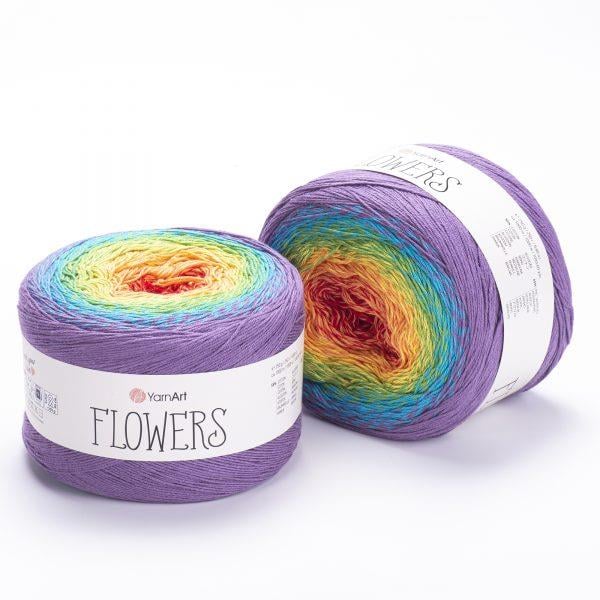 YarnArt Flowers El Örgü İpliği 250gr 277 Çok Renkli  - 1 ADET
