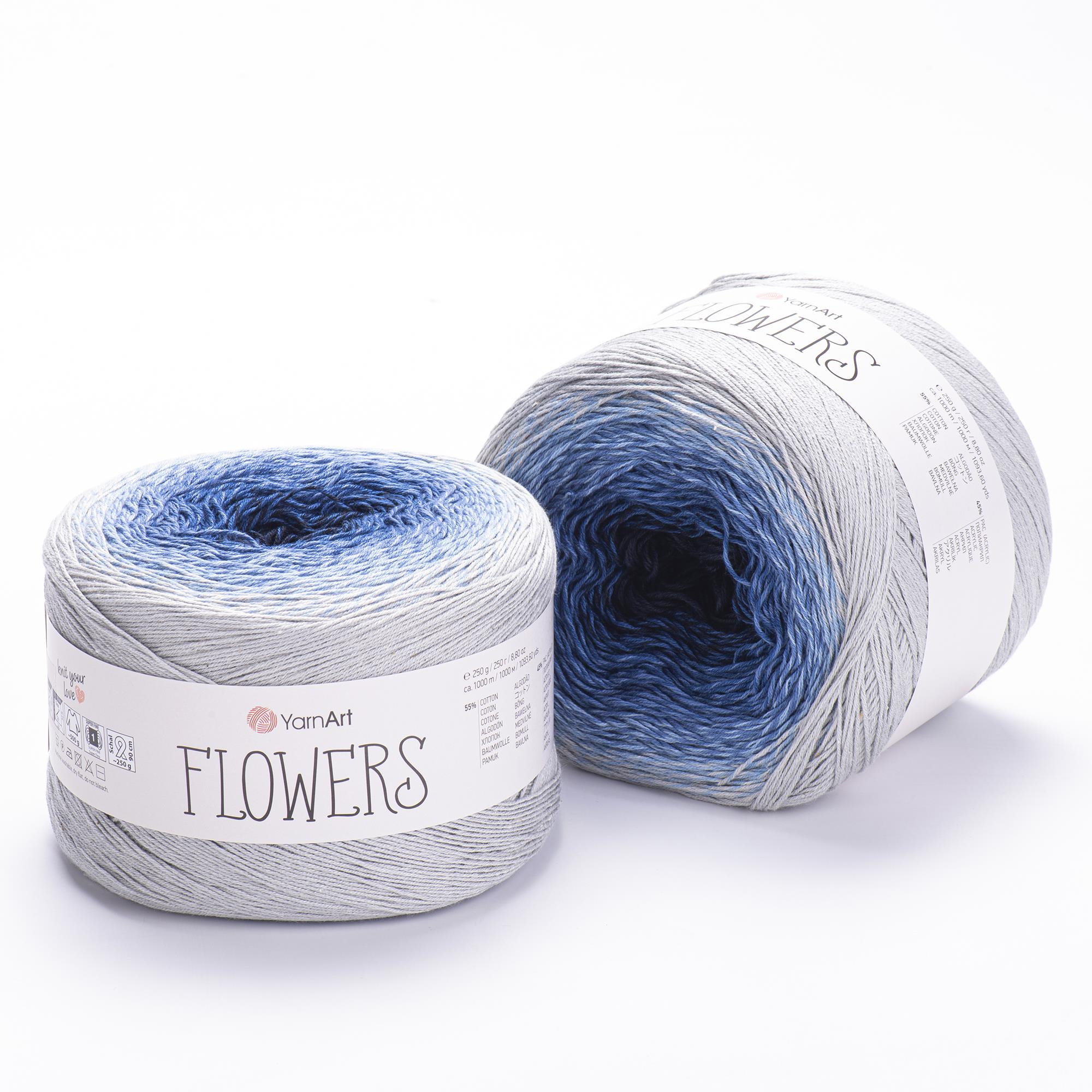 YarnArt Flowers El Örgü İpliği 250gr 271 Çok Renkli  - 1 ADET