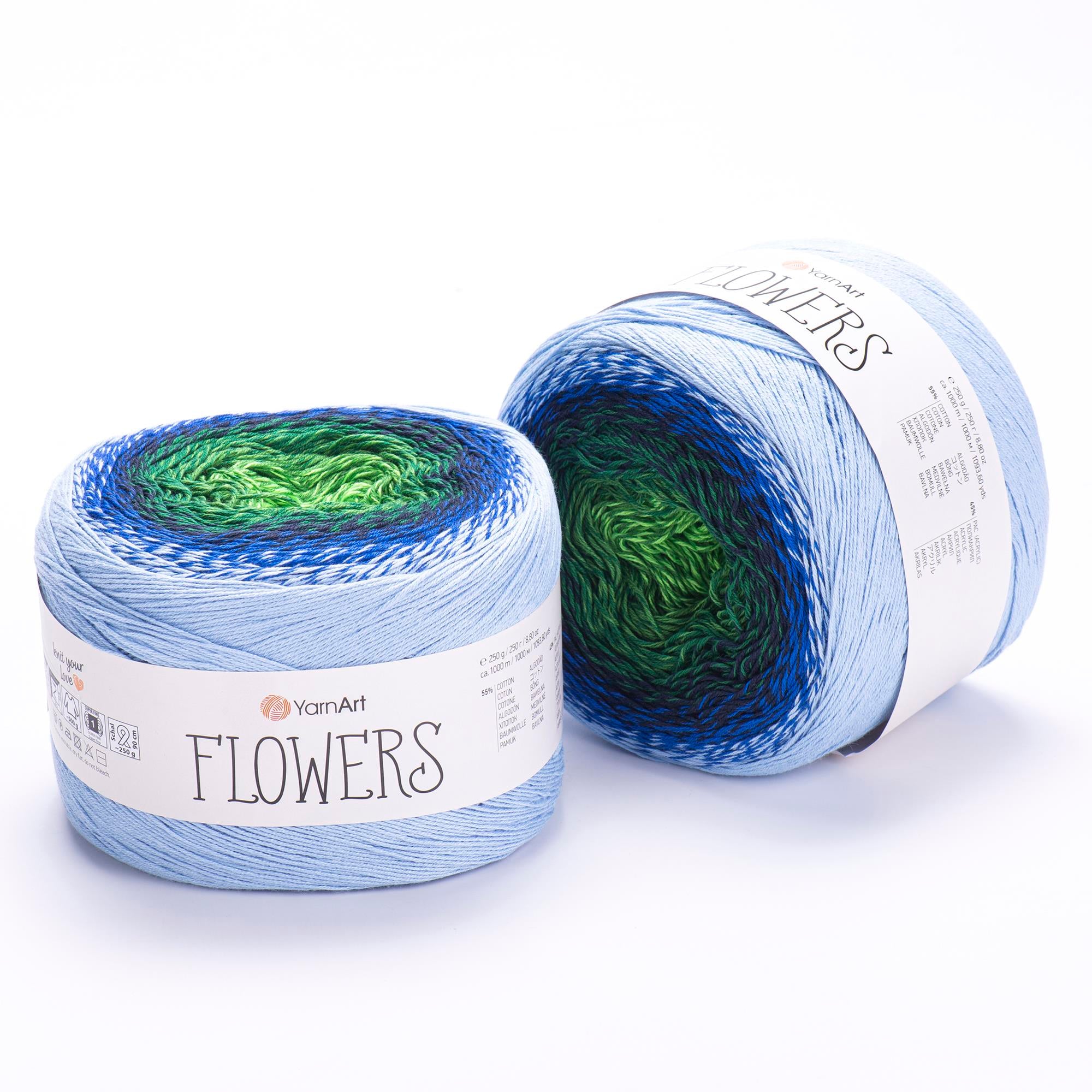 YarnArt Flowers El Örgü İpliği 250gr 306 Çok Renkli  - 1 ADET