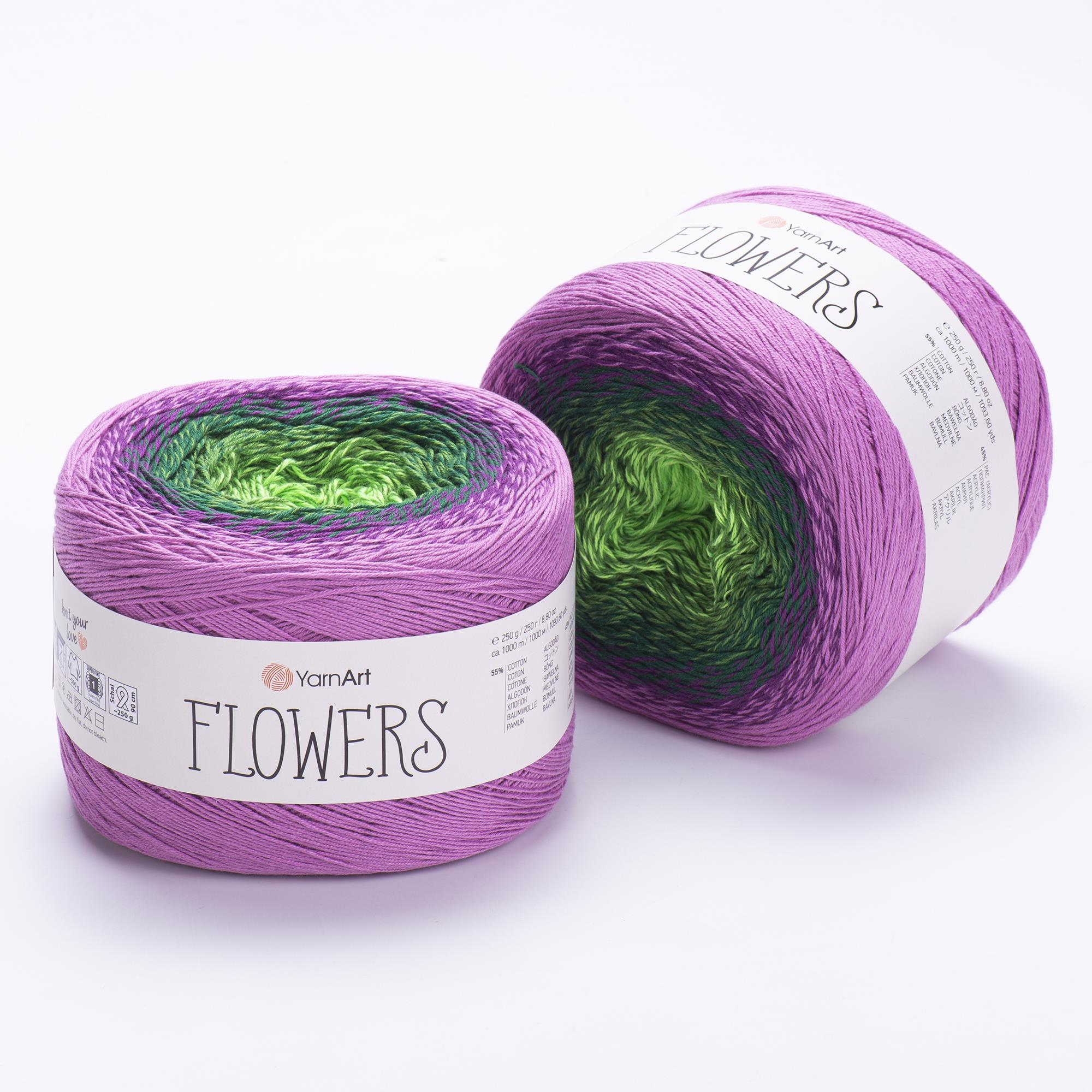 YarnArt Flowers El Örgü İpliği 250gr 313 Çok Renkli  - 1 ADET