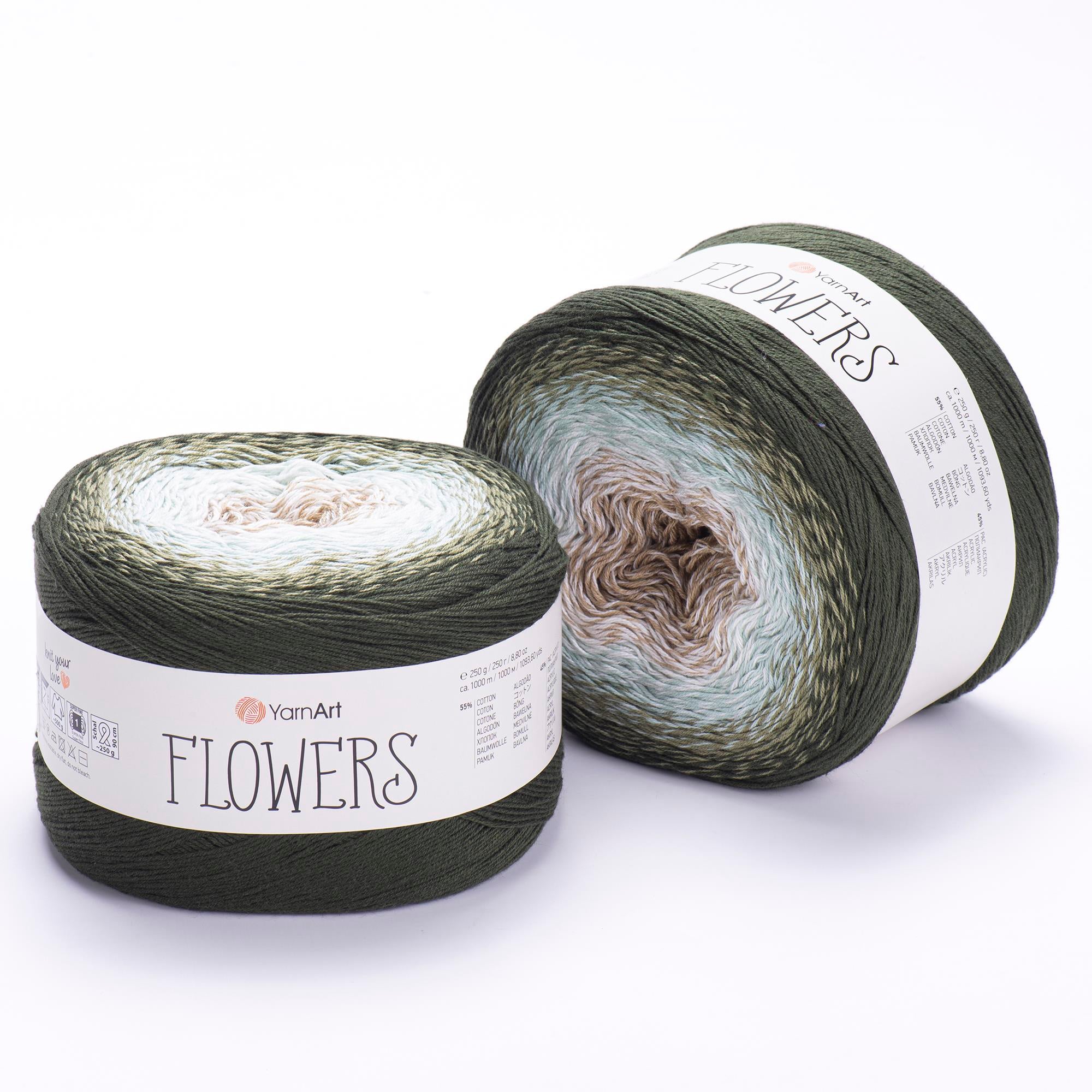 YarnArt Flowers El Örgü İpliği 250gr 311 Çok Renkli  - 1 ADET