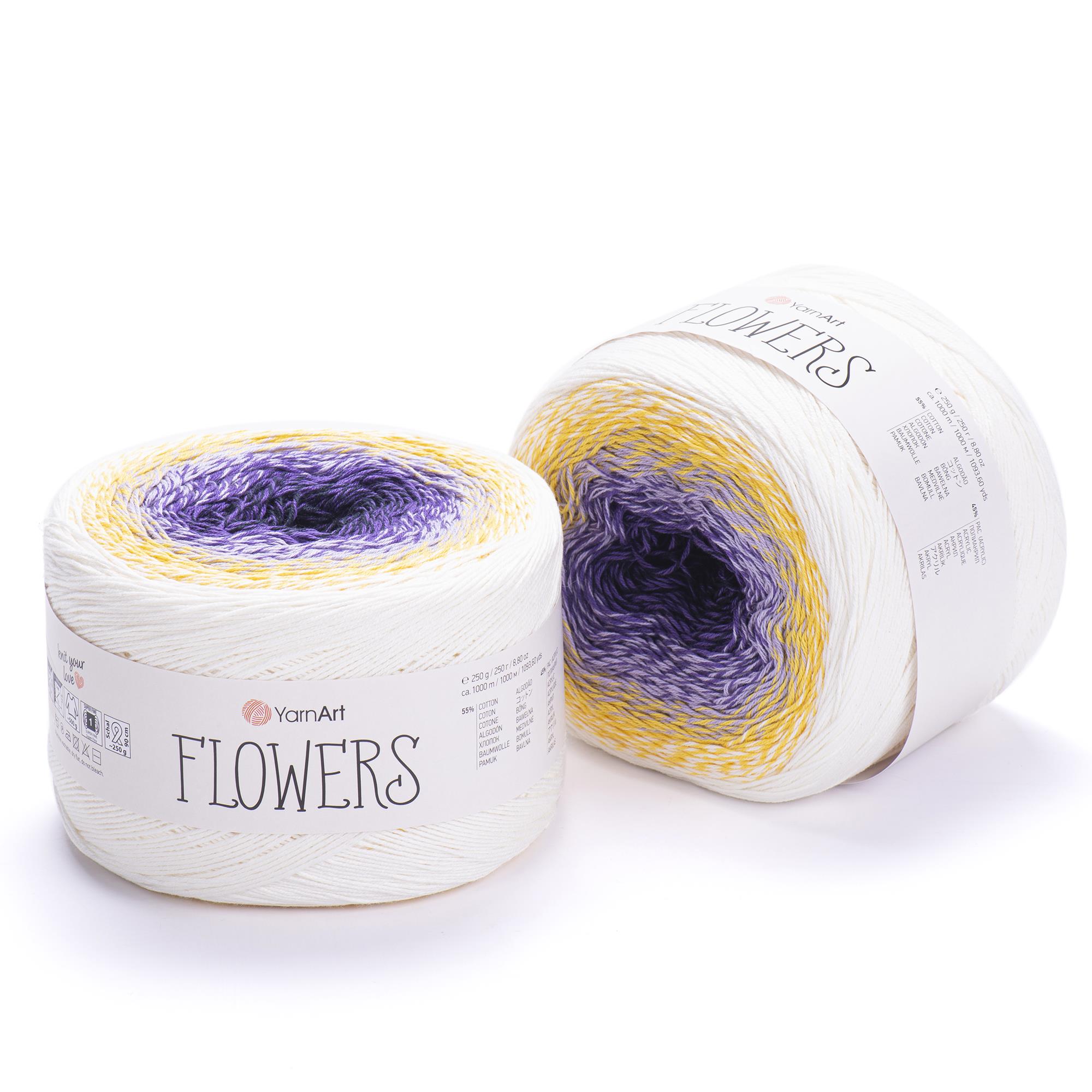 YarnArt Flowers El Örgü İpliği 250gr 307 Çok Renkli  - 1 ADET