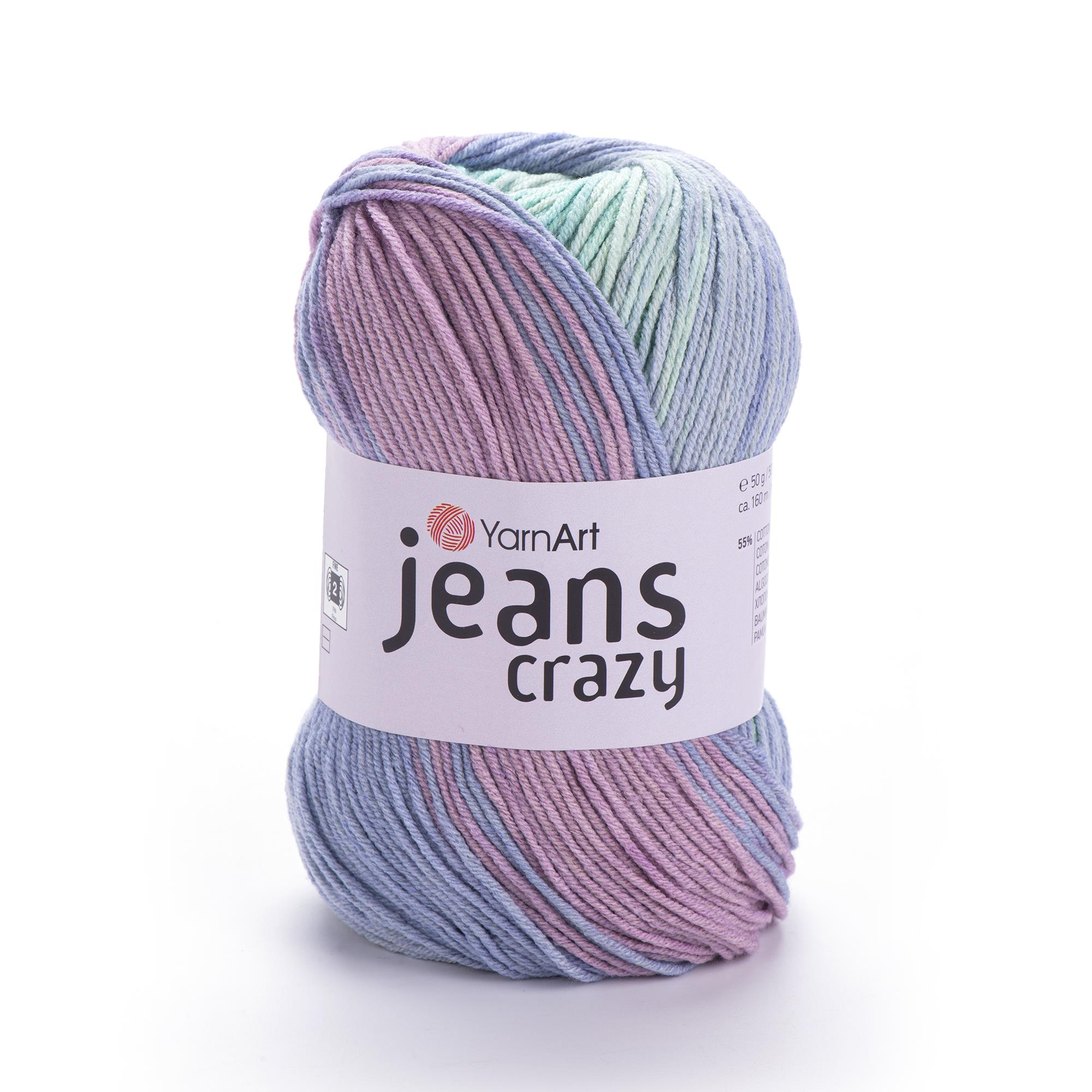 YarnArt Jeans Crazy El Örgü İpliği 50gr 8203 Çok Renkli  - 1 ADET