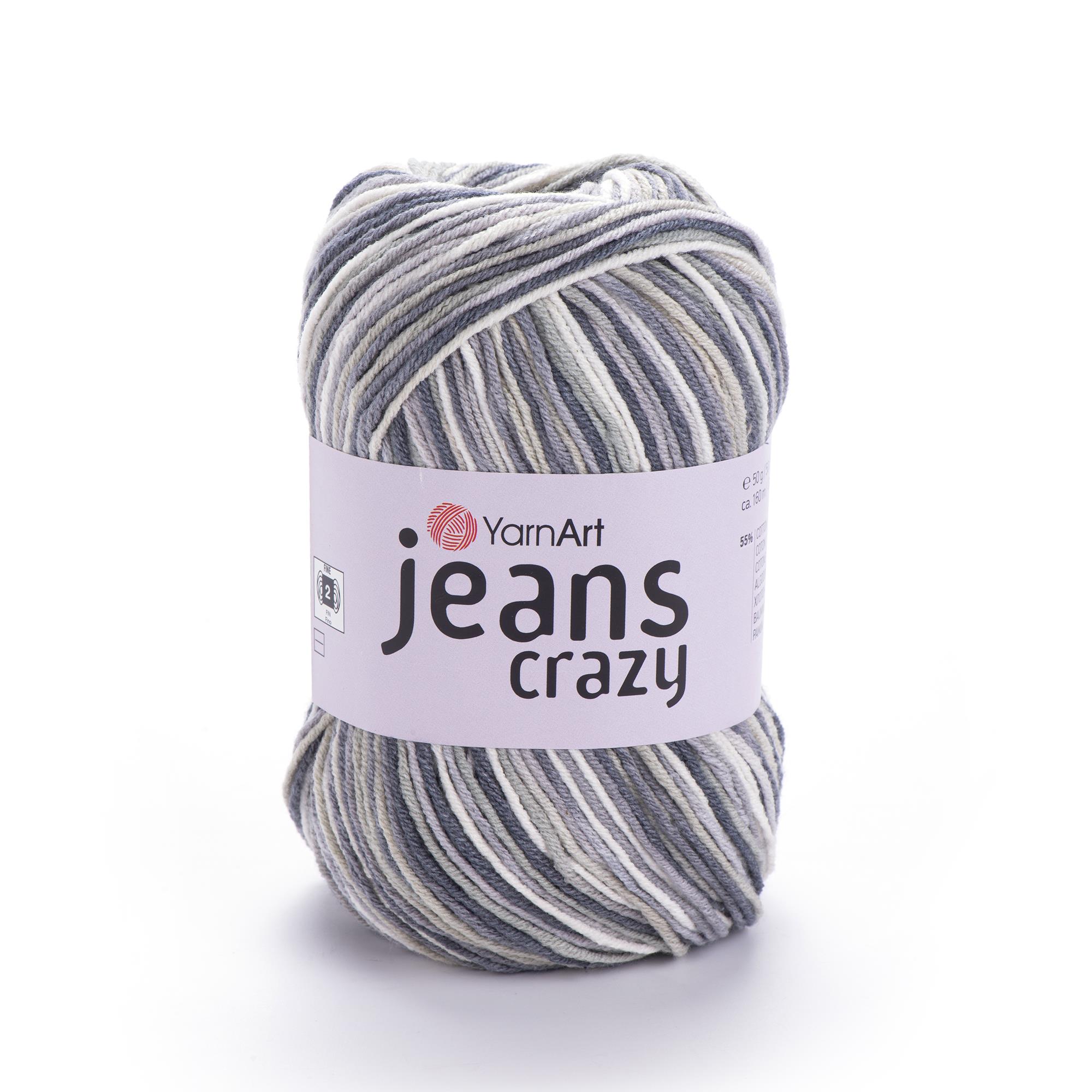 YarnArt Jeans Crazy El Örgü İpliği 50gr 7209 Çok Renkli  - 1 ADET